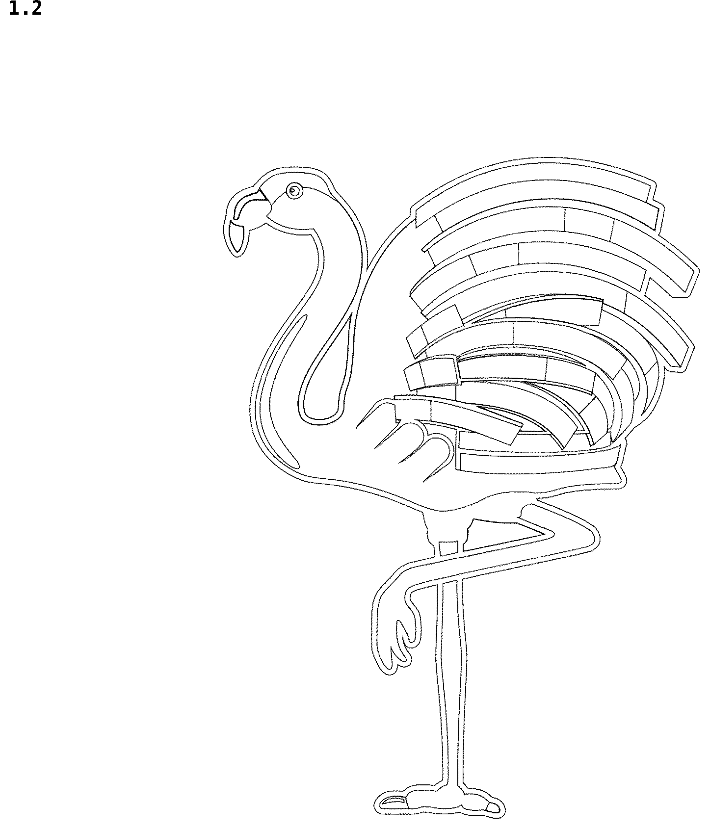 Patent USD1043411 Figure 2 – Article of adornment
