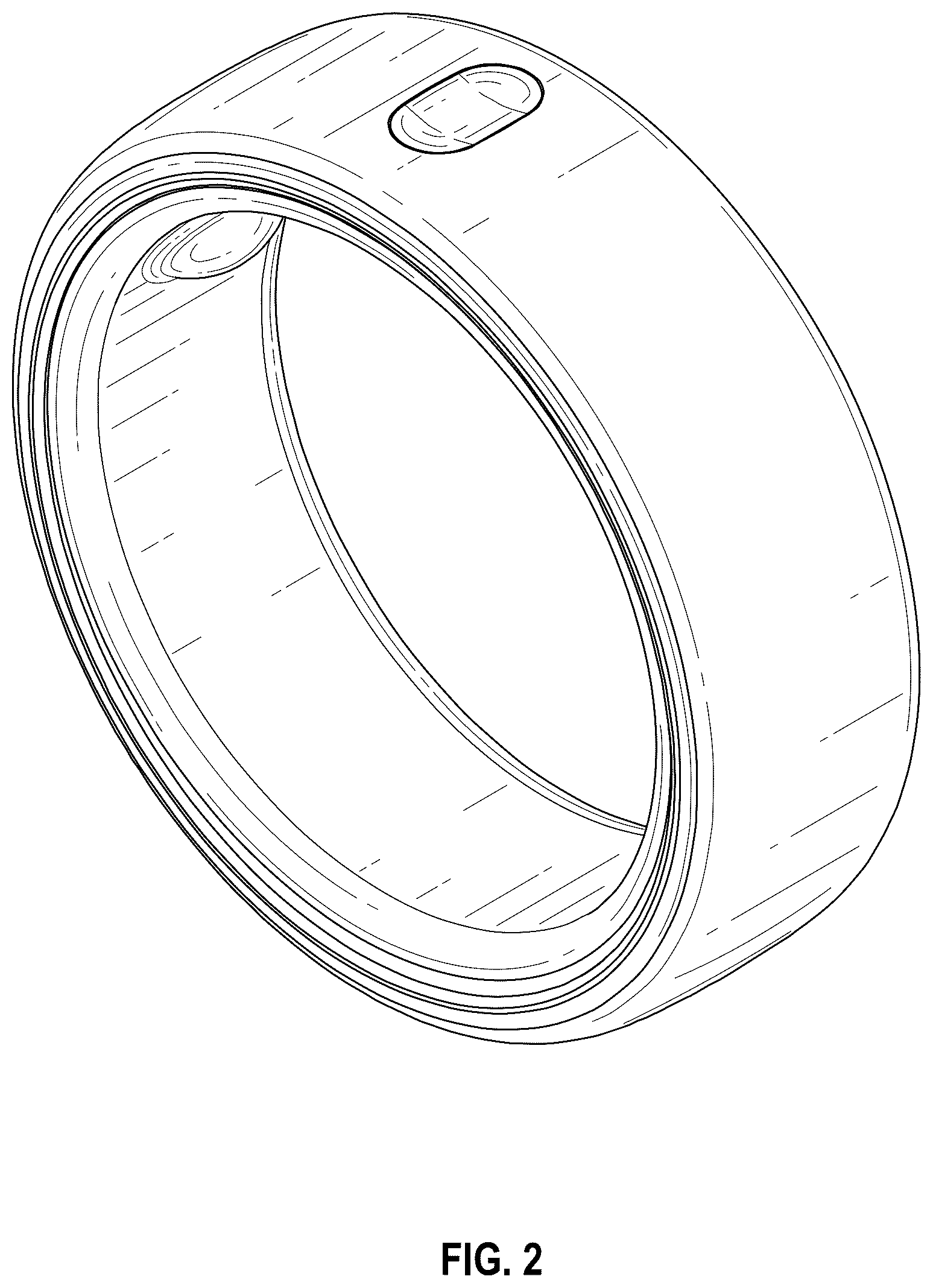 Patent USD1043412 Figure 2 – Ring wearable device