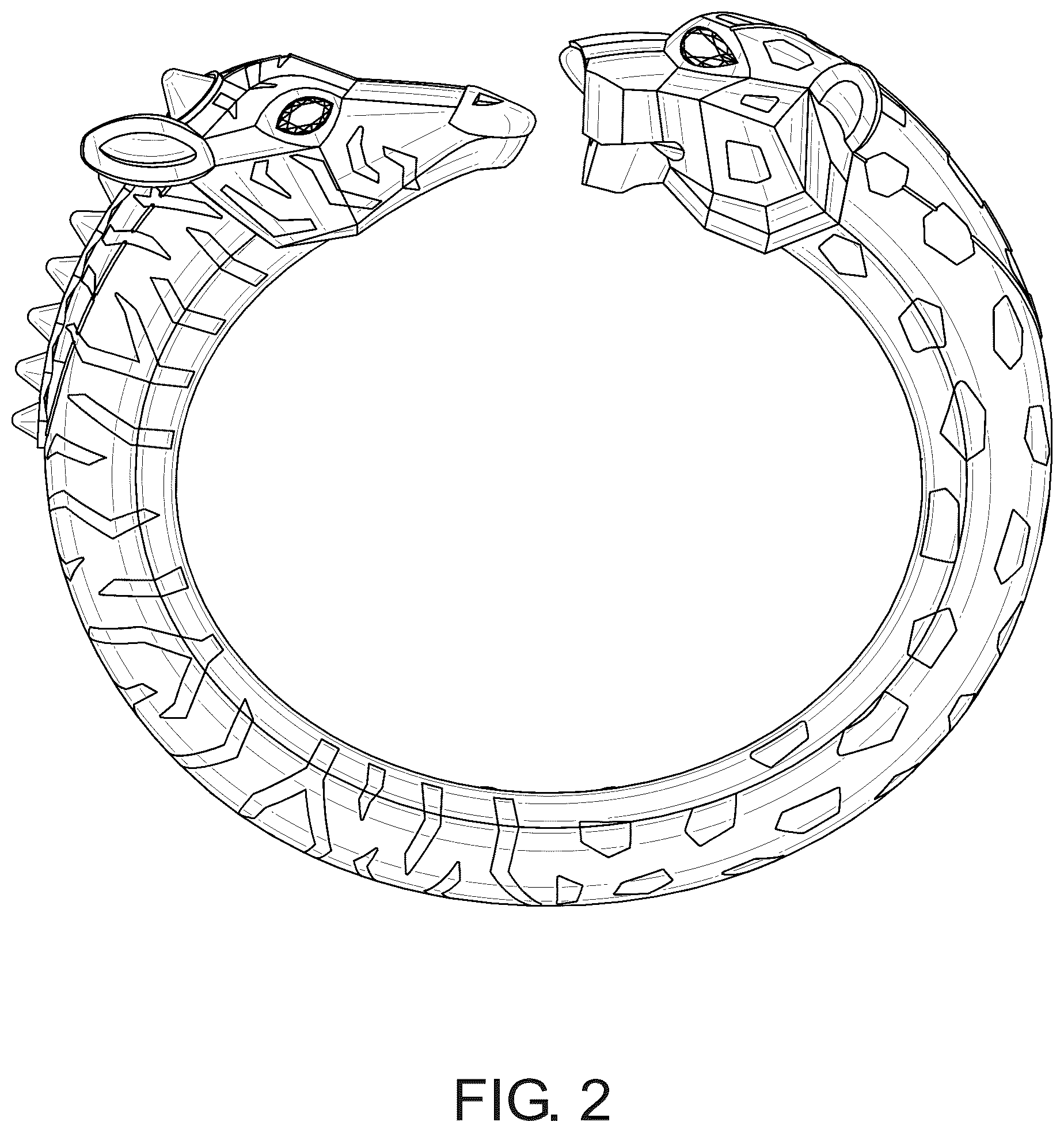 Patent USD1043413 Figure 2 – Bracelet