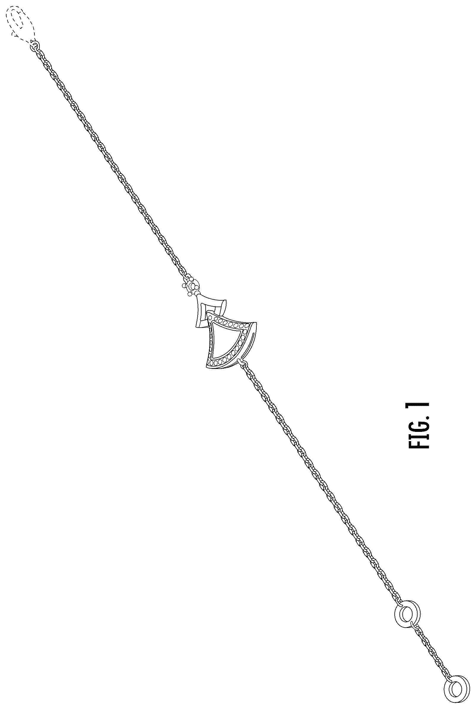 Patent USD1043418 Figure 1 – Bracelet