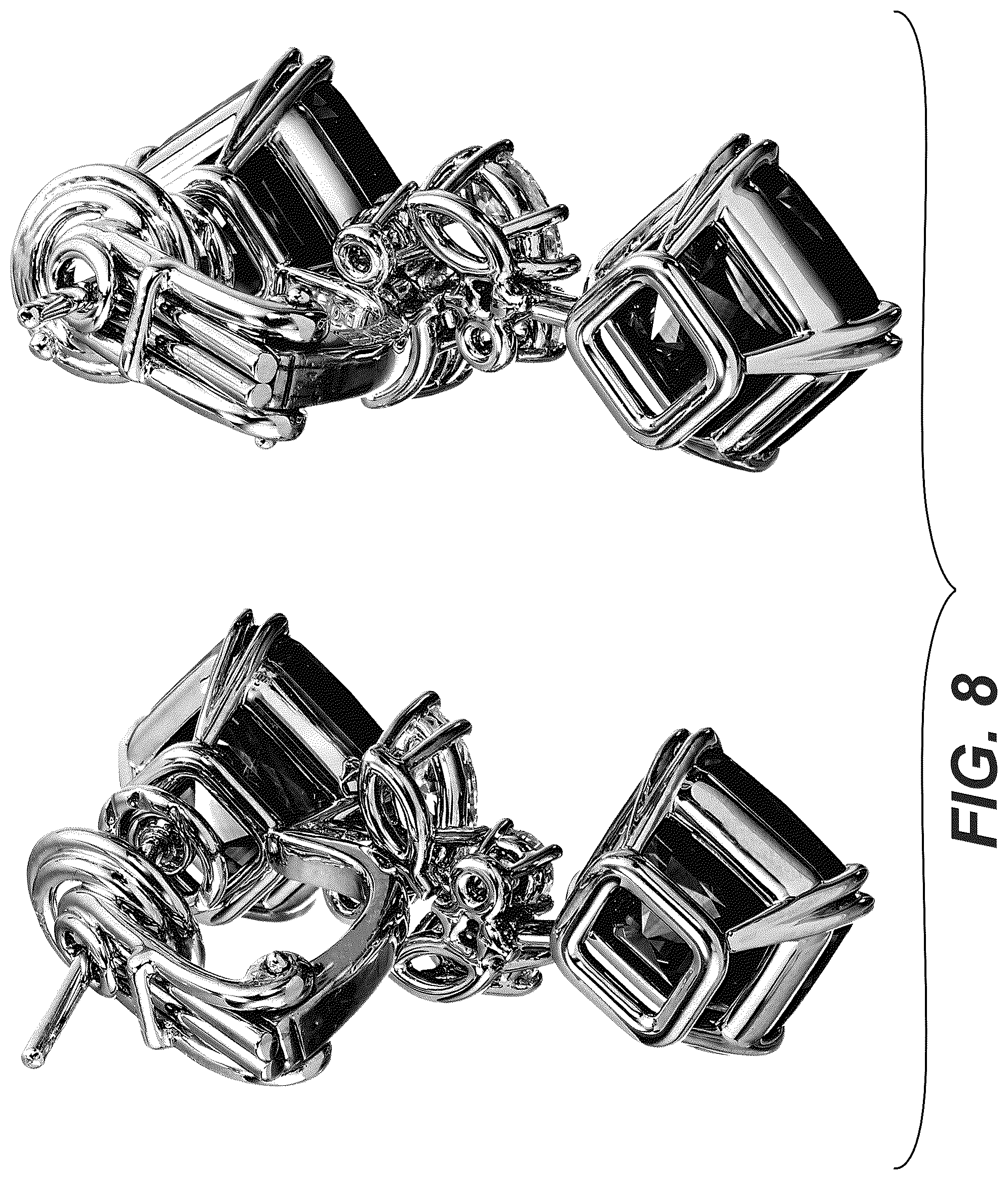 Patent USD1043420 Figure 8 – Pair of earrings