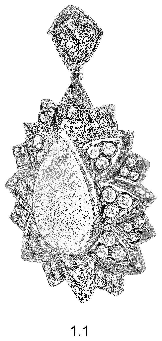 Patent USD1043422 Figure 1 – Pendant