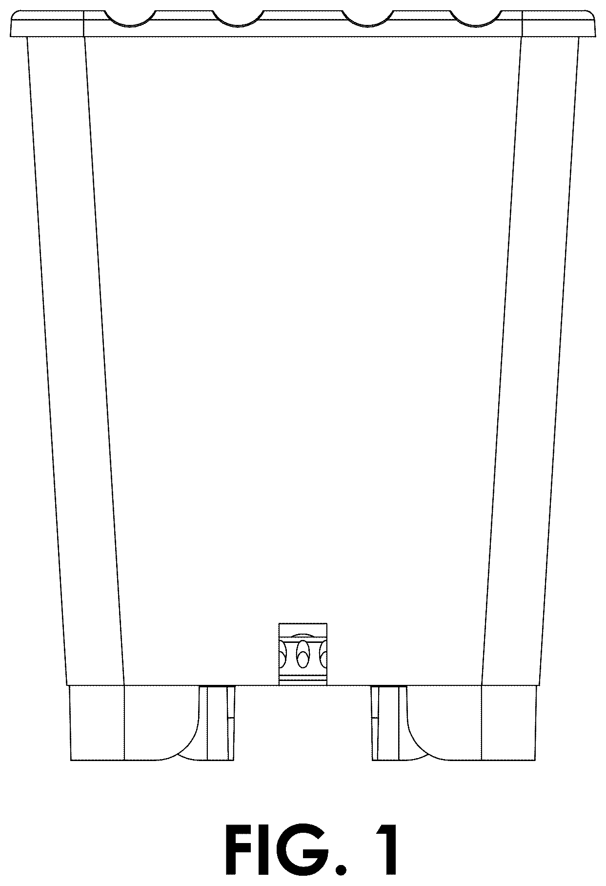 Patent USD1043424 — Pot — Figure 1