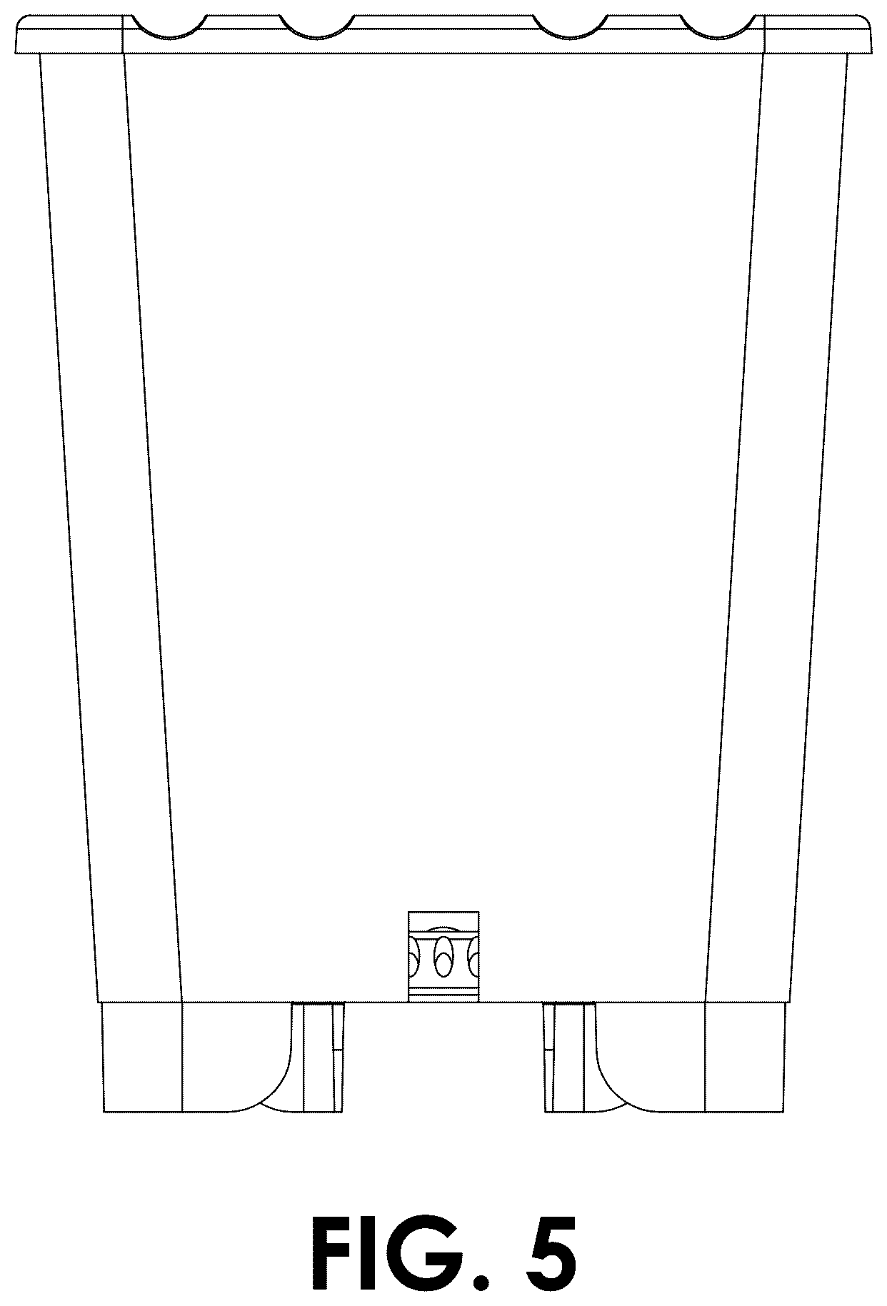 Patent USD1043424 Figure 5 – Pot