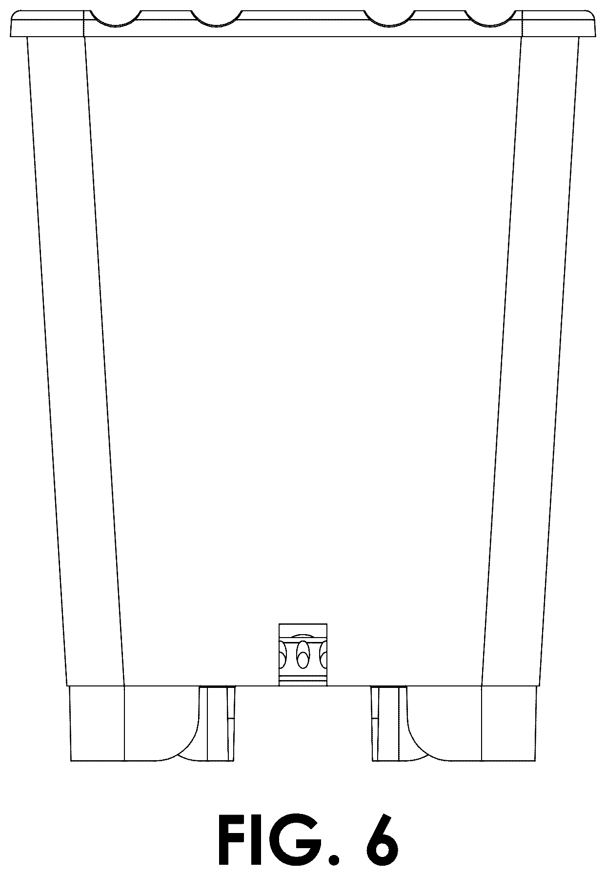 Patent USD1043424 Figure 6 – Pot