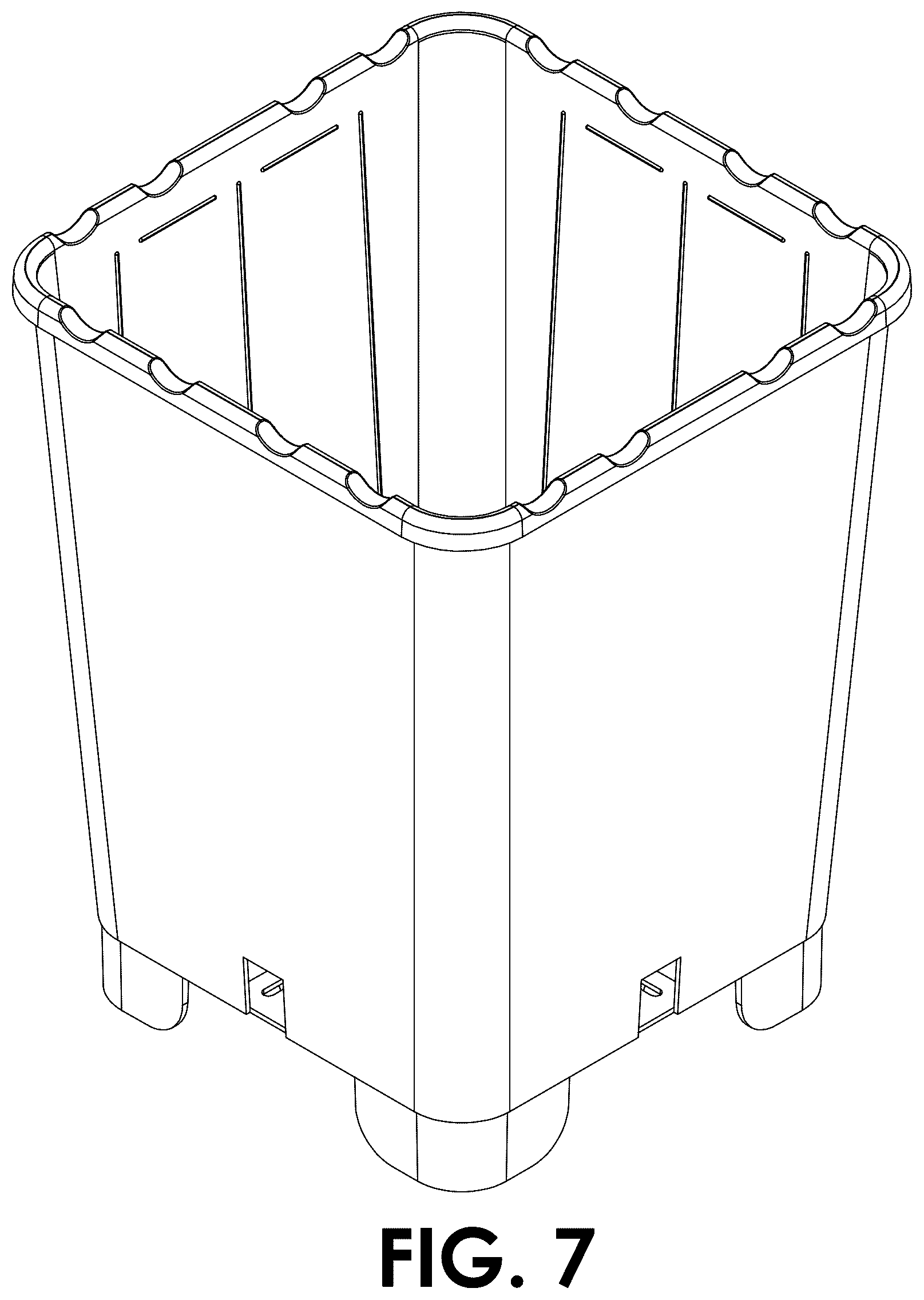 Patent USD1043424 Figure 7 – Pot