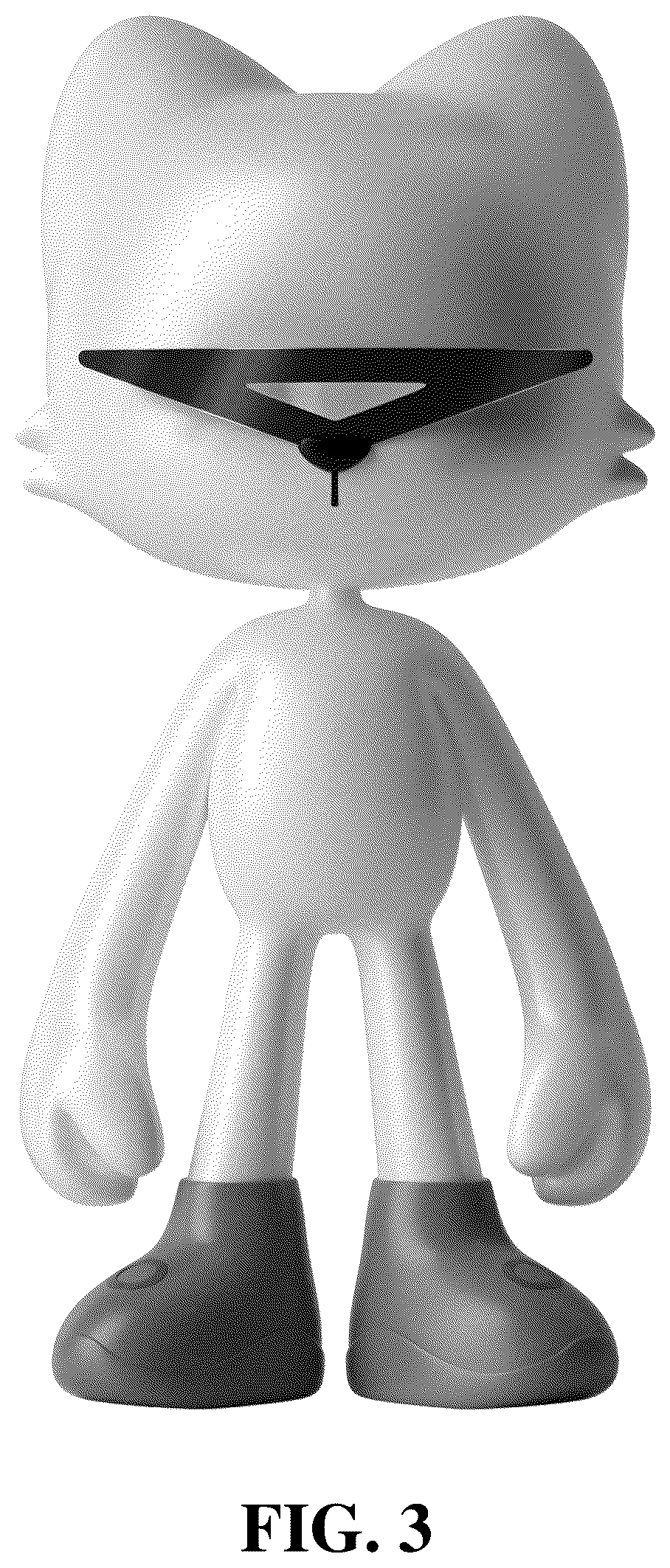 Patent USD1043425 Figure 3 – Mascot figure