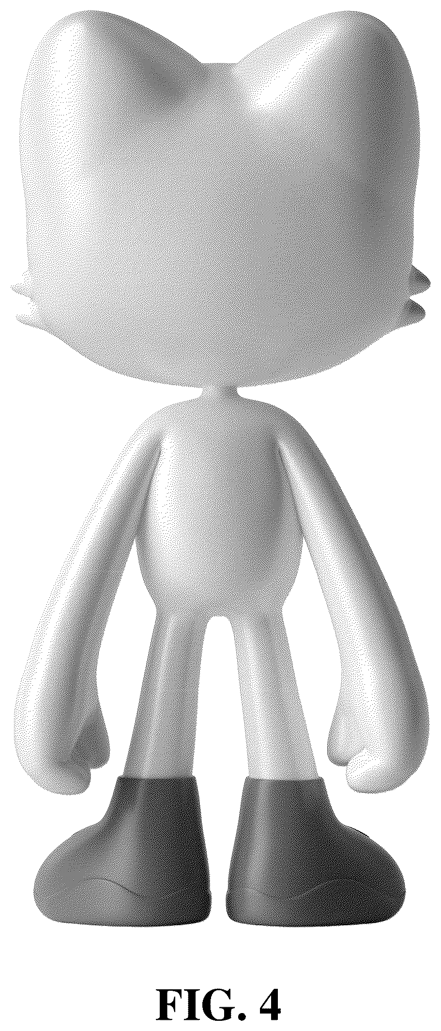 Patent USD1043425 Figure 4 – Mascot figure