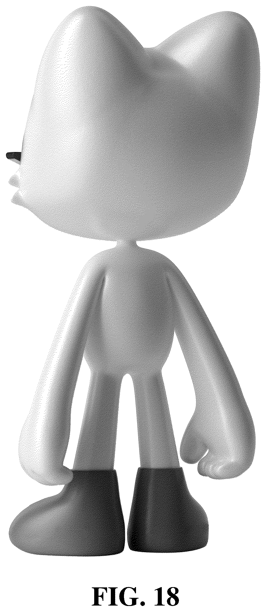 Patent USD1043425 Figure 16 – Mascot figure