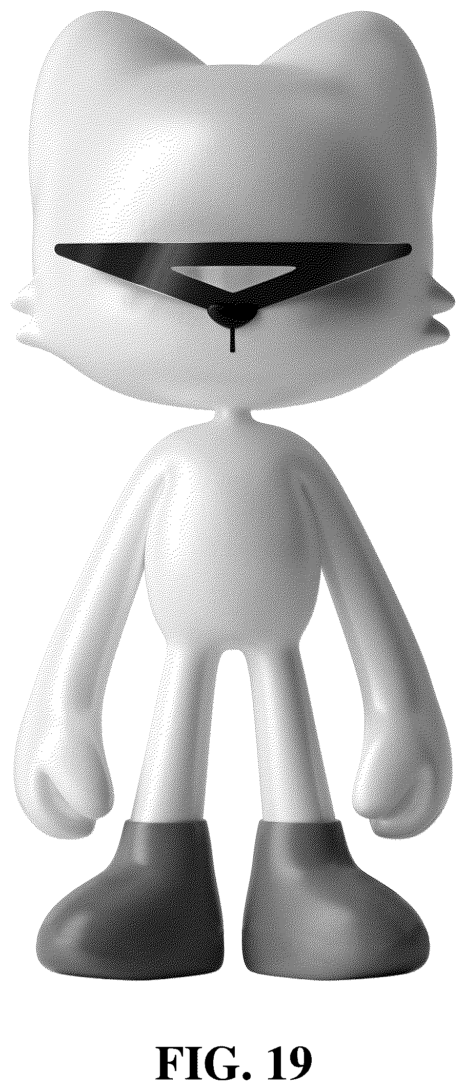 Patent USD1043425 Figure 17 – Mascot figure