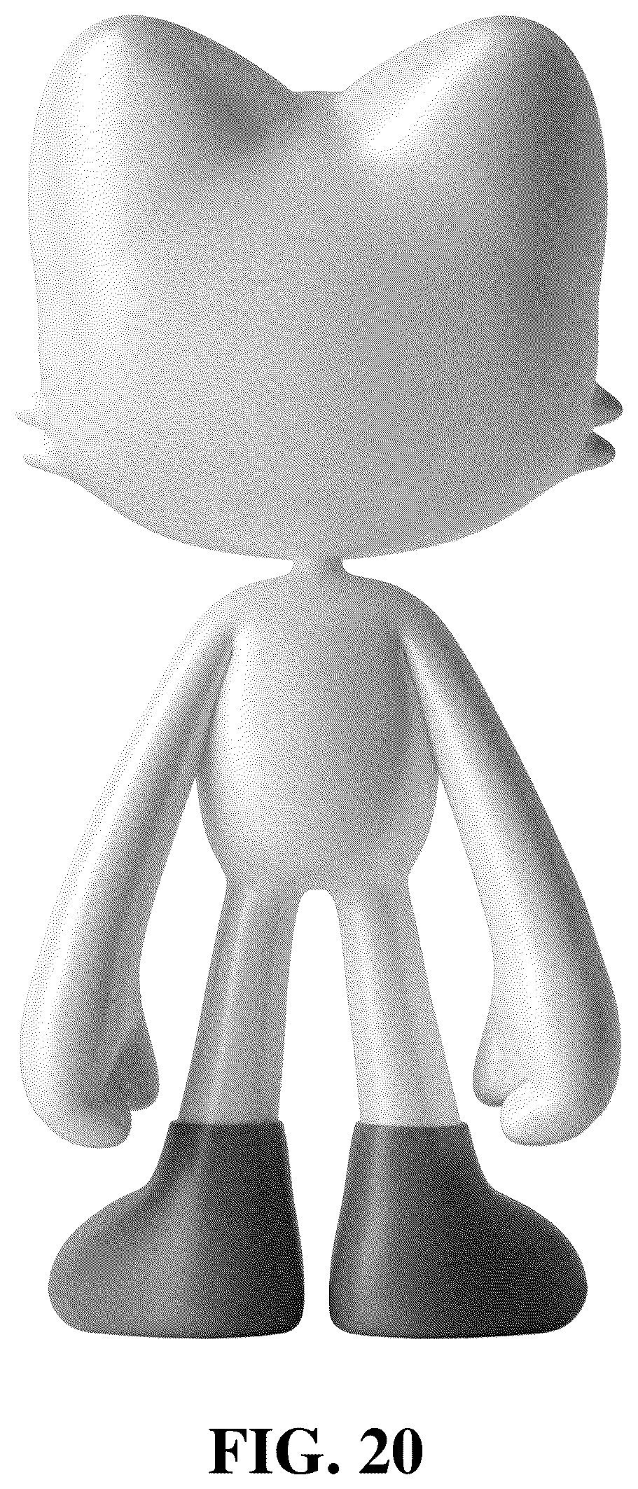 Patent USD1043425 Figure 18 – Mascot figure