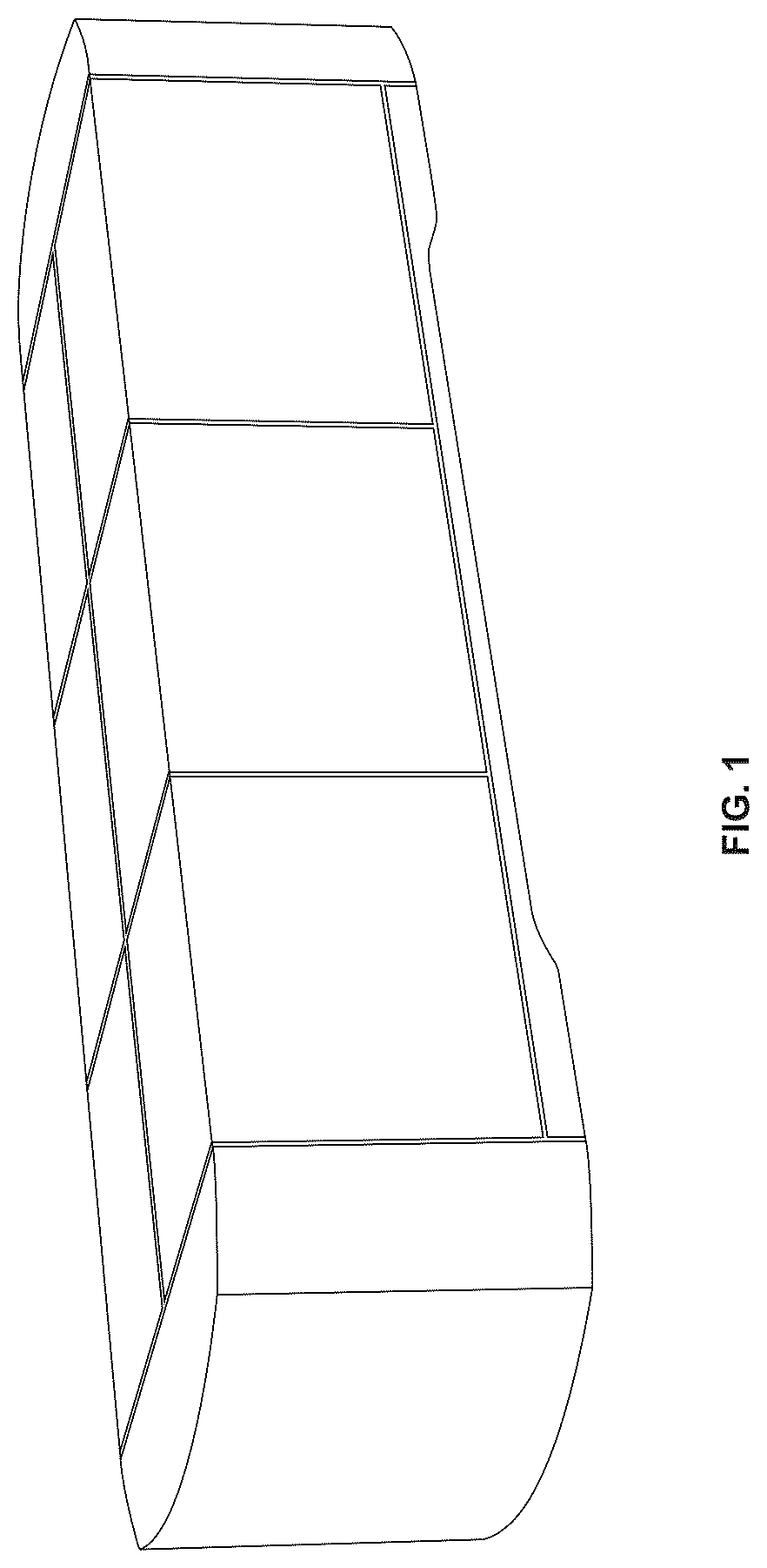 Patent USD1043428 Figure 1 – Delivery pod for autonomous vehicle