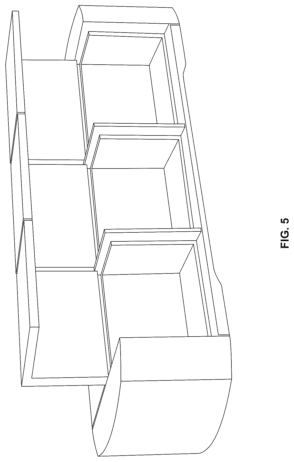 Patent USD1043428 Figure 5 – Delivery pod for autonomous vehicle