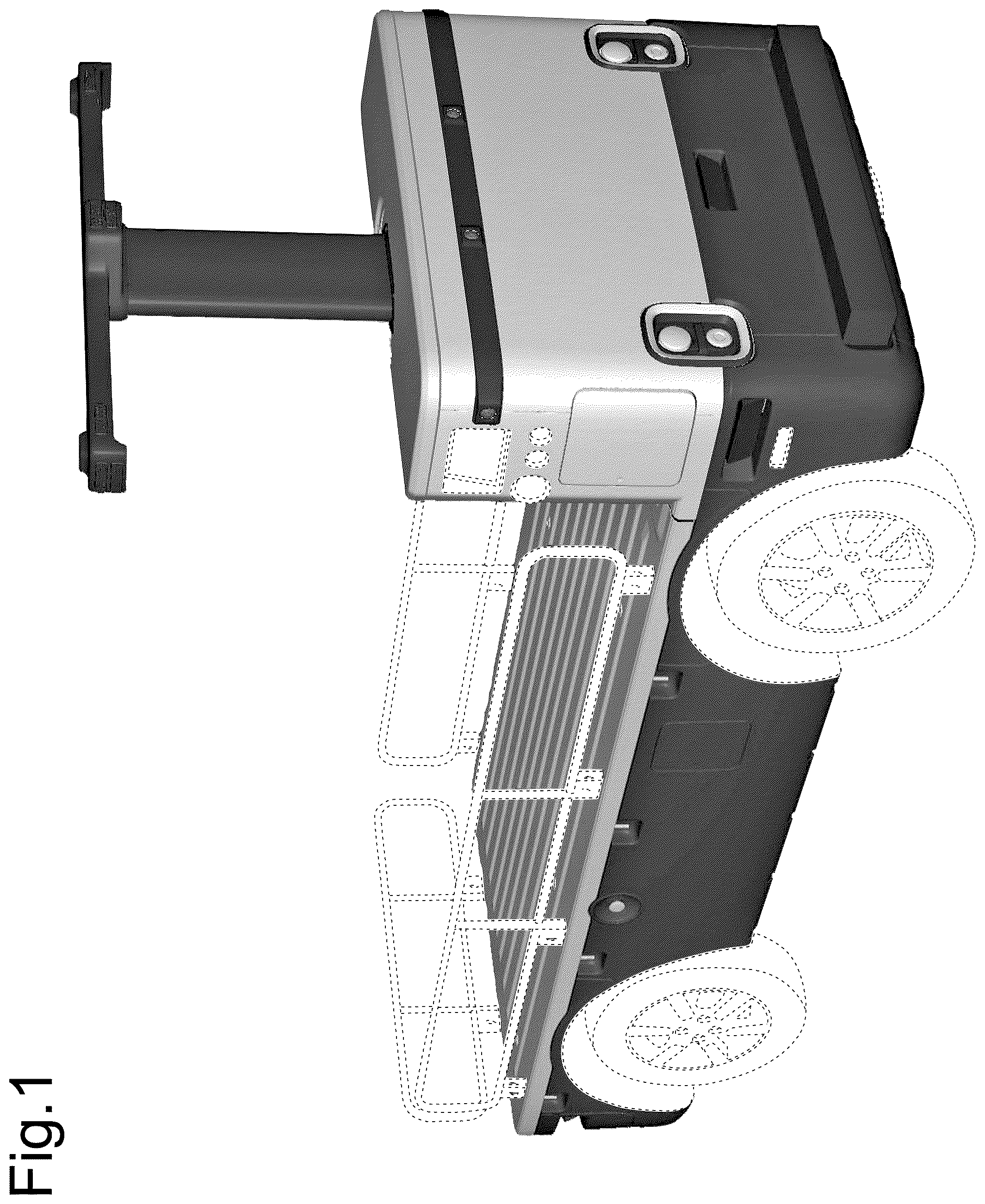 Patent USD1043429 — Autonomous transport trolley — Figure 1