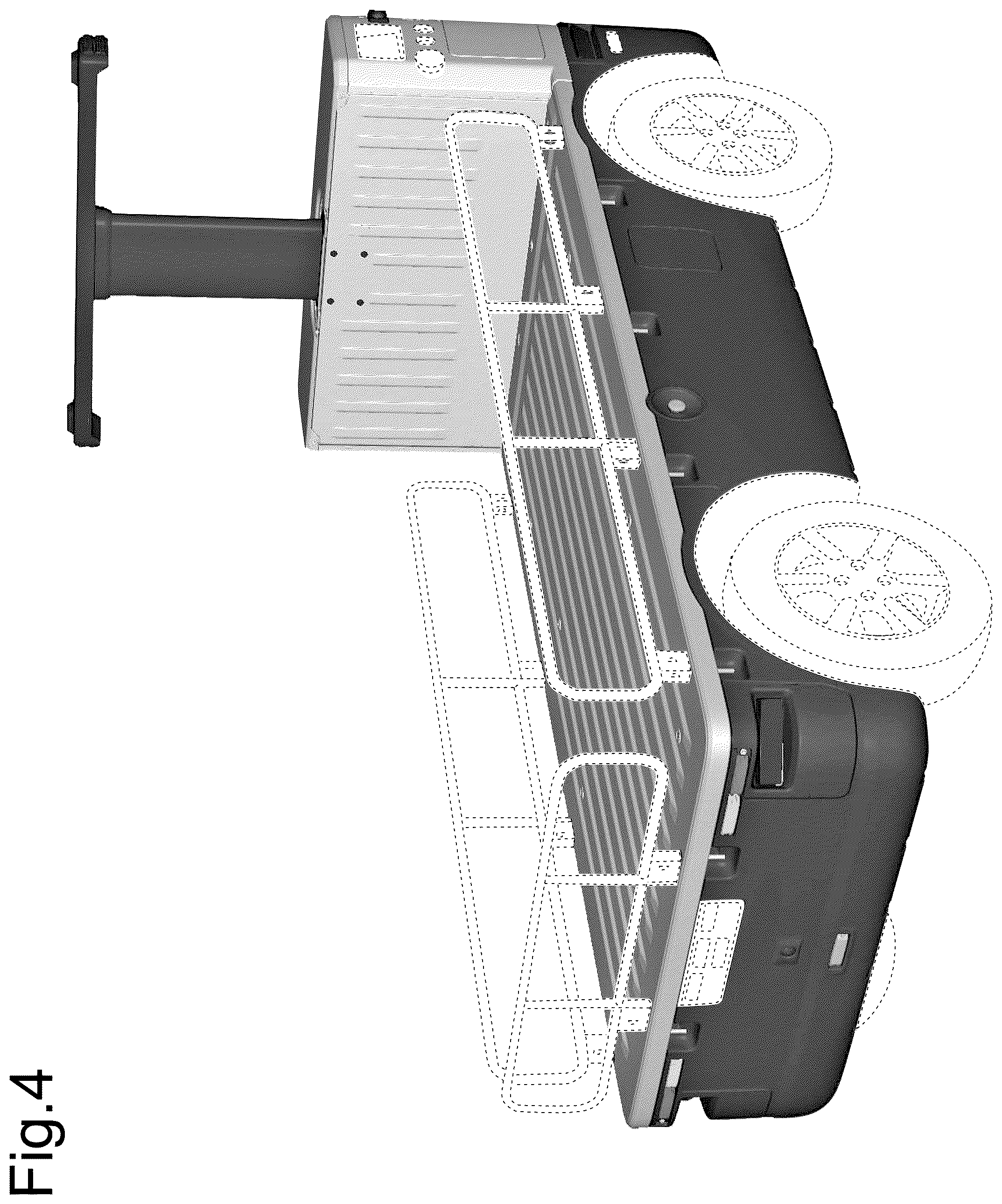 Patent USD1043429 Figure 4 – Autonomous transport trolley