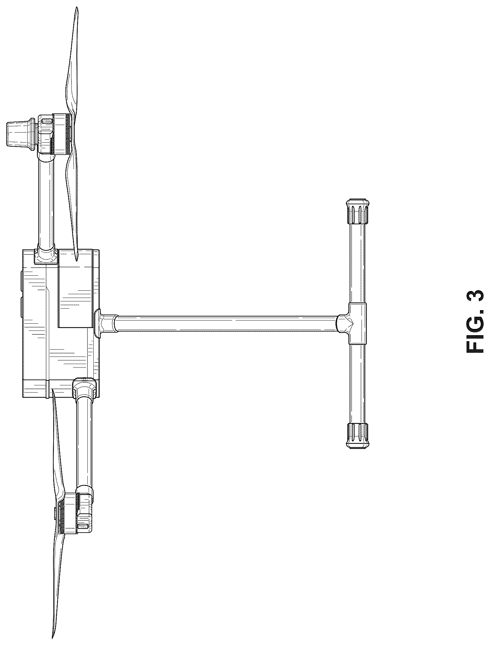 Patent USD1043430 Figure 3 – Drone