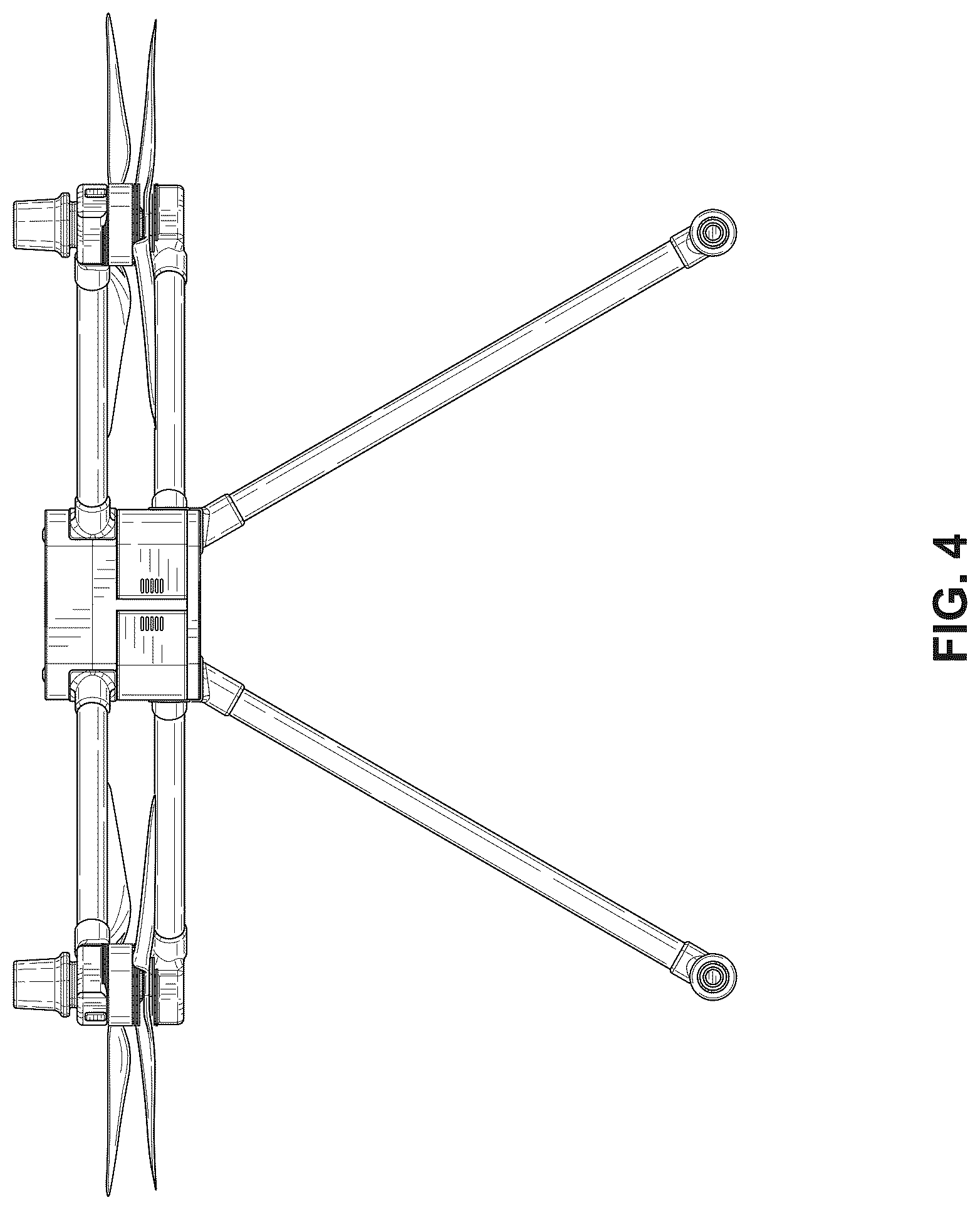 Patent USD1043430 Figure 4 – Drone