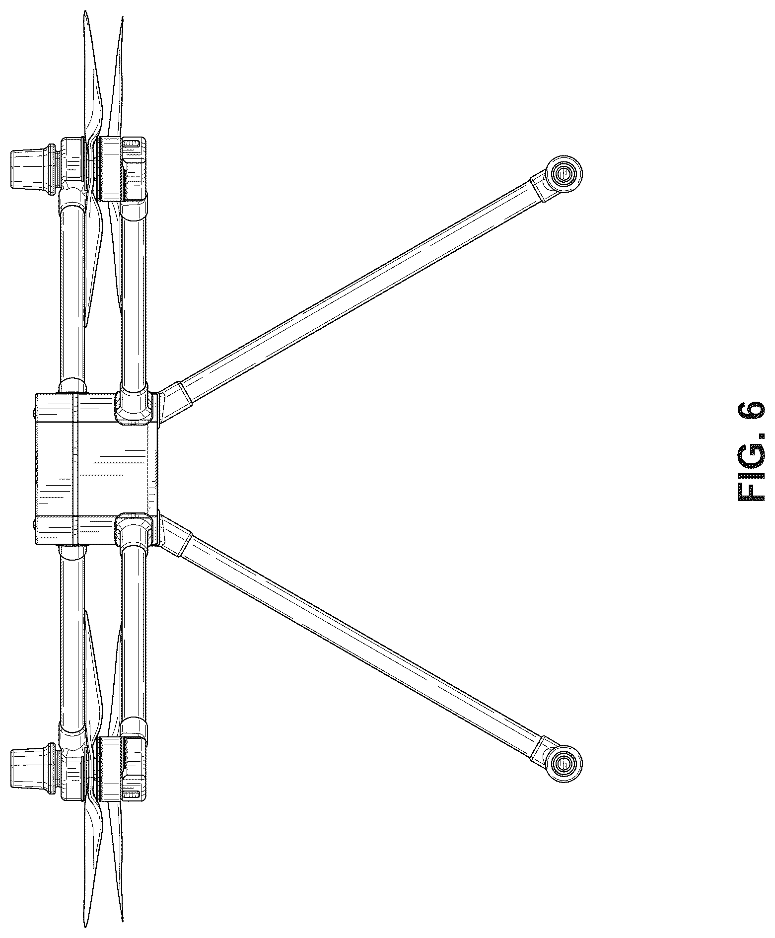 Patent USD1043430 Figure 6 – Drone