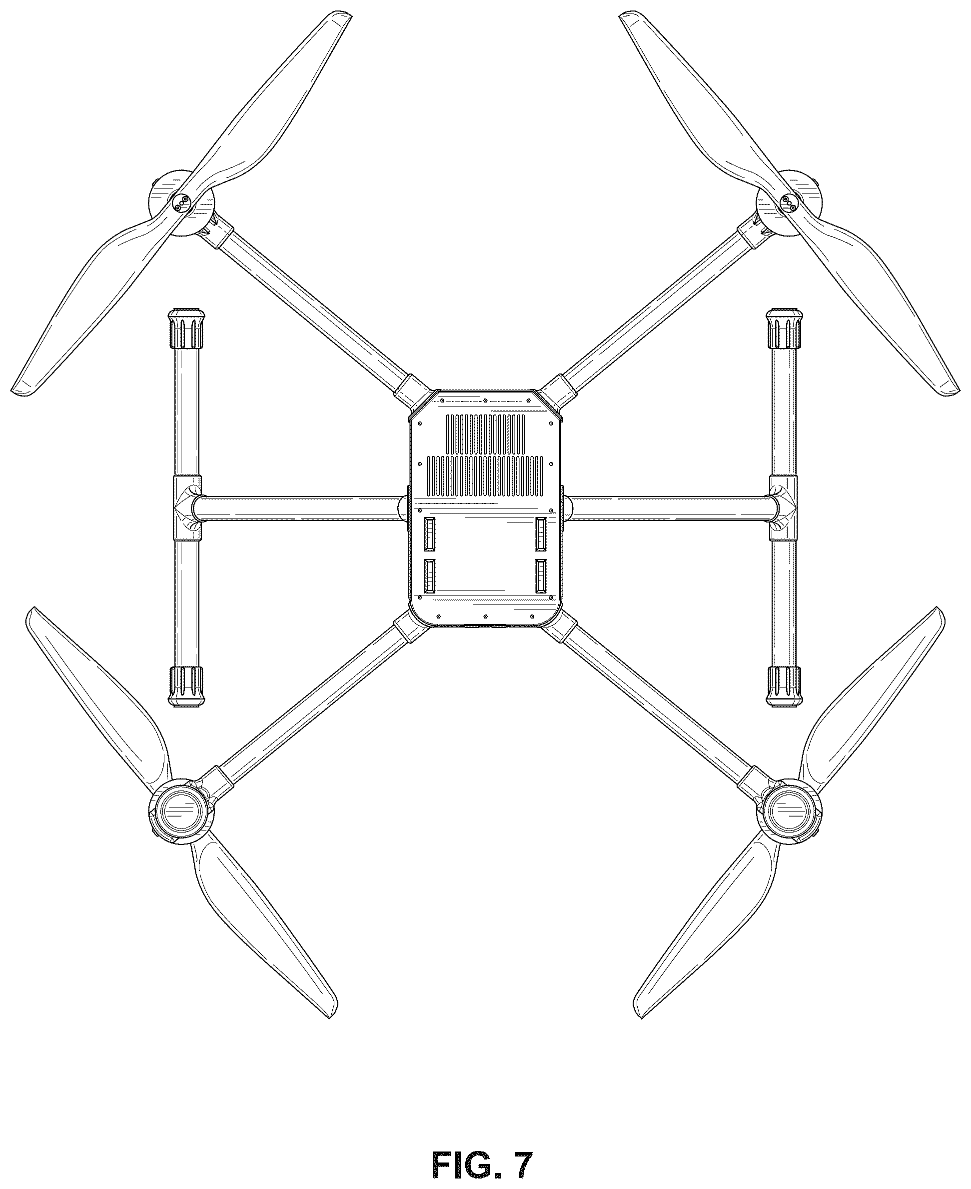 Patent USD1043430 Figure 7 – Drone