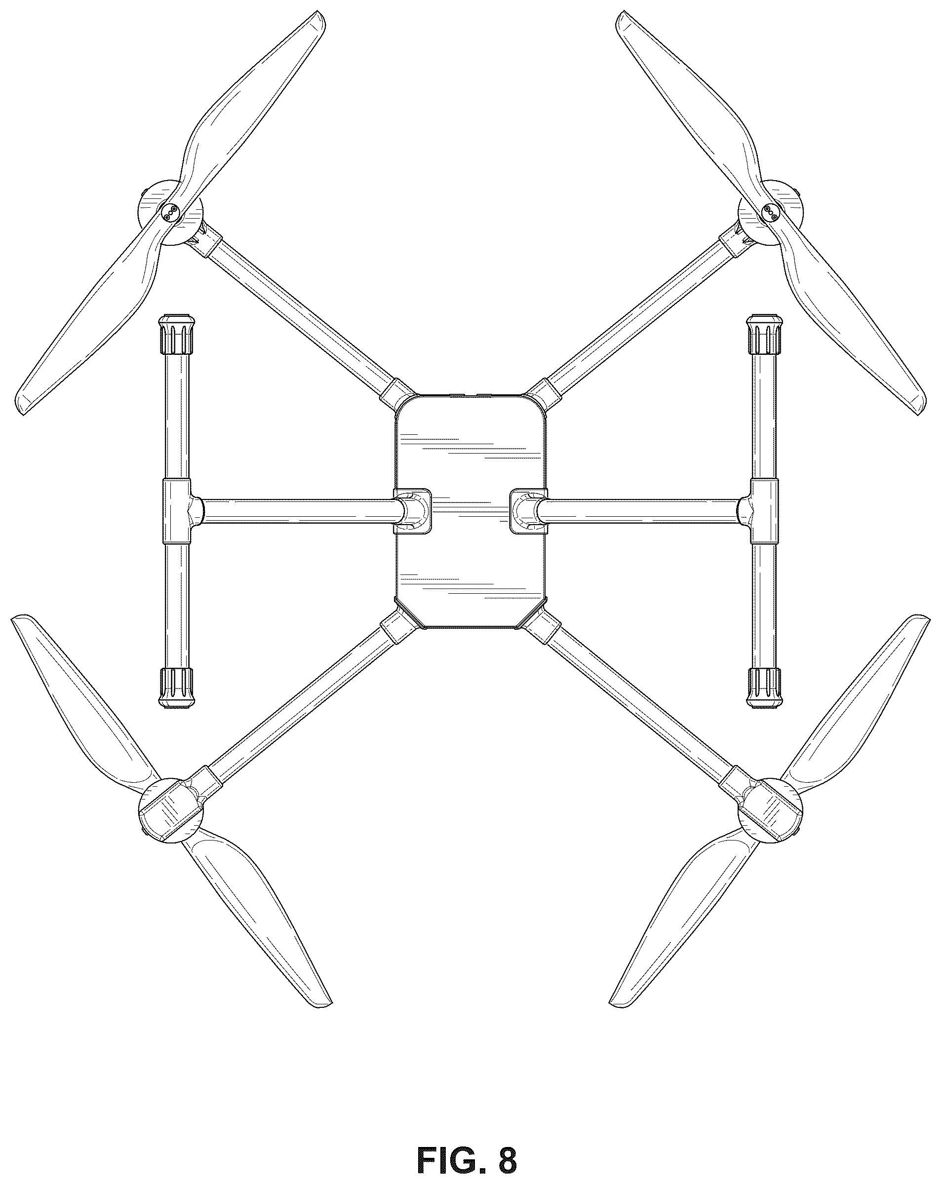 Patent USD1043430 Figure 8 – Drone