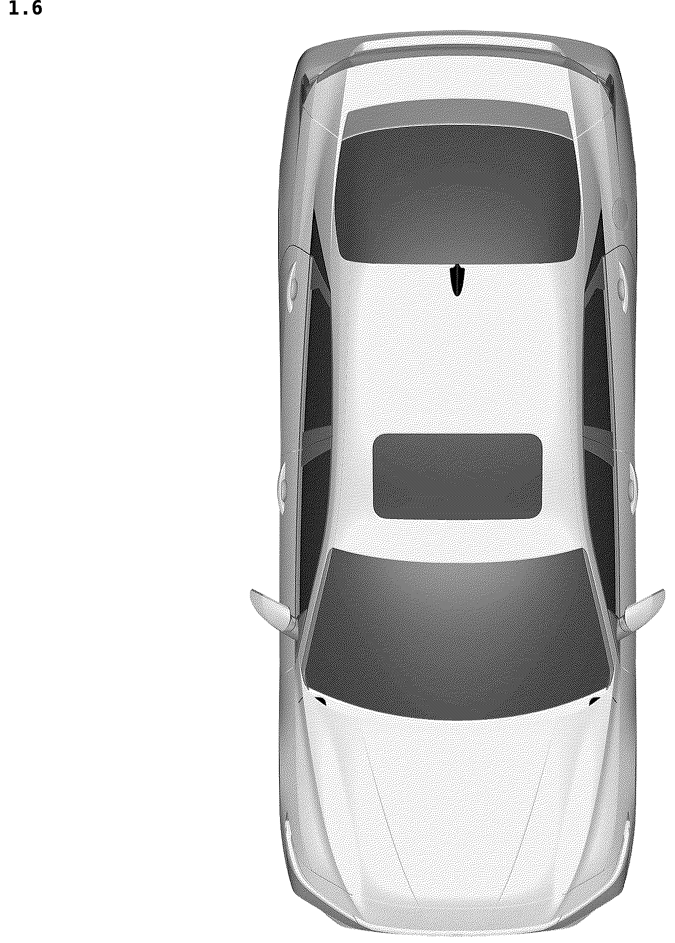 Patent USD1043431 Figure 6 – Automobile