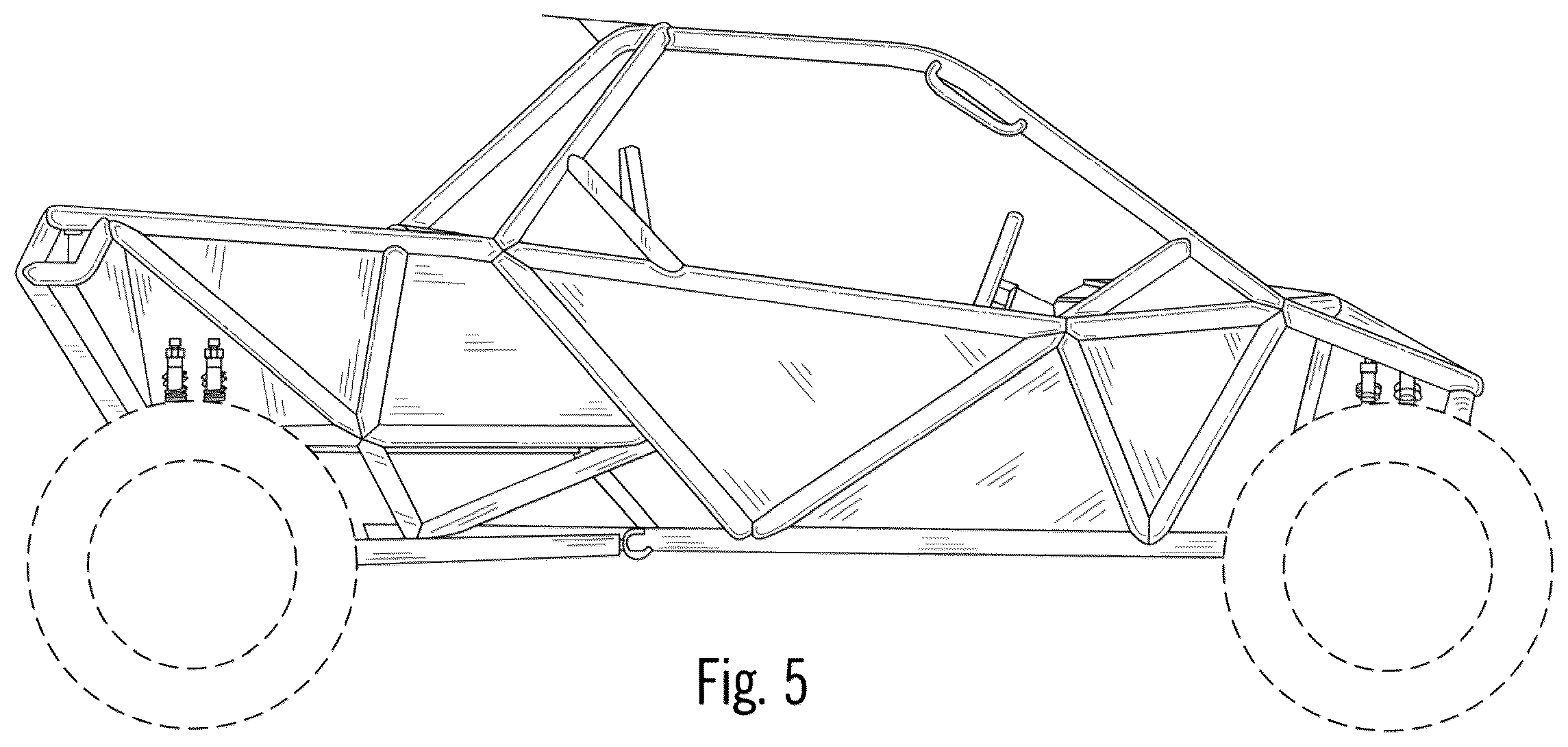 Patent USD1043432 Figure 5 – Go kart