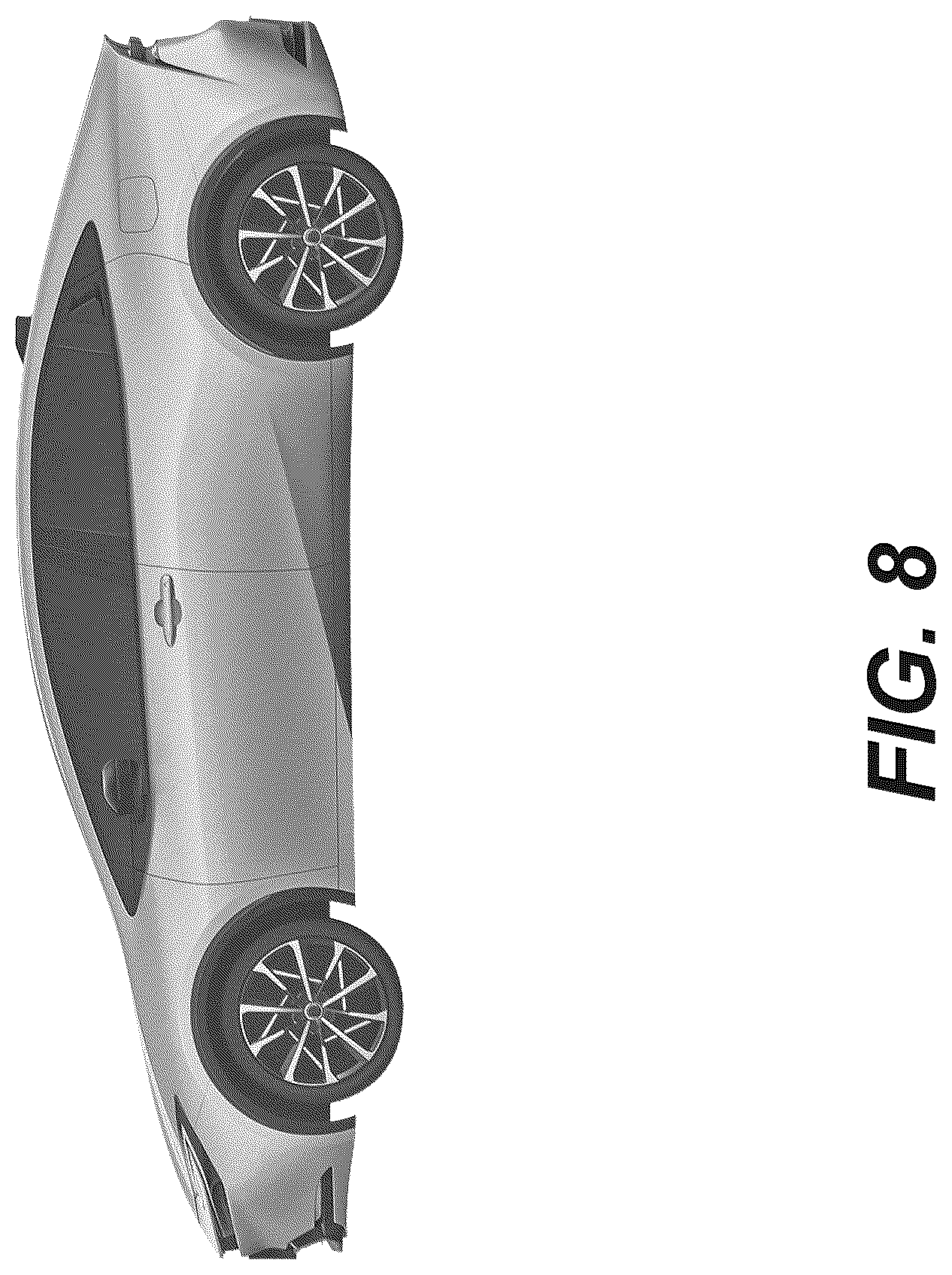 Patent USD1043434 Figure 8 – Motor vehicle and/or toy vehicle replica thereof