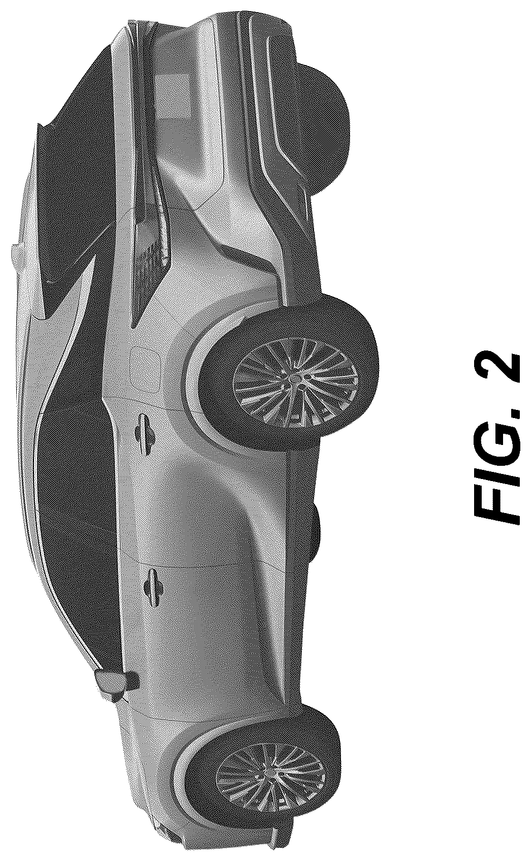 Patent USD1043435 Figure 2 – Motor vehicle and/or toy vehicle replica thereof
