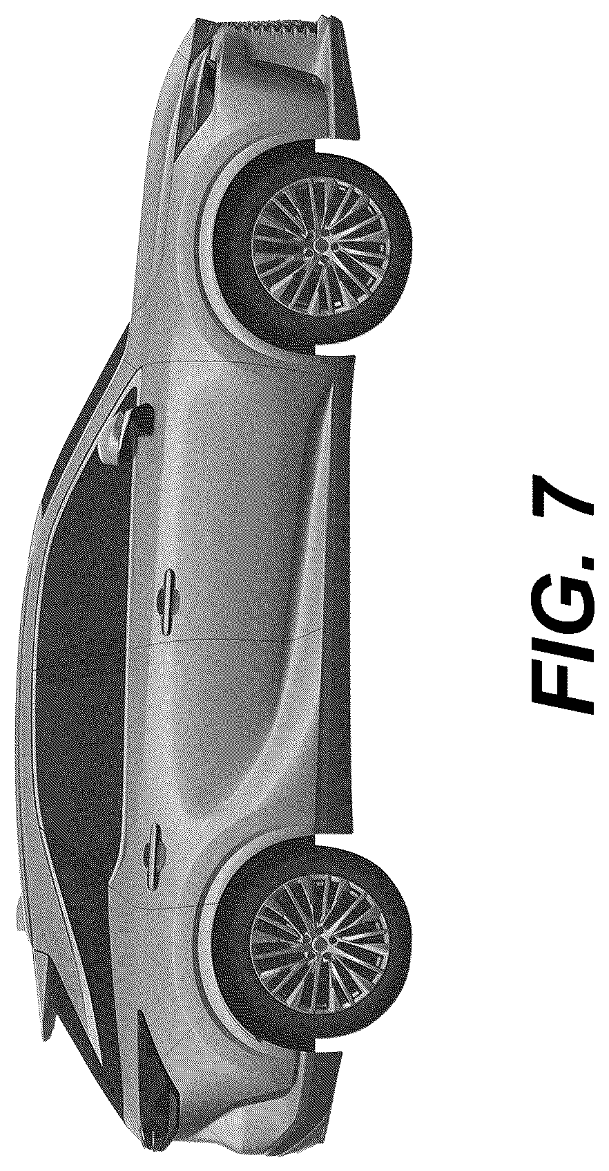 Patent USD1043435 Figure 7 – Motor vehicle and/or toy vehicle replica thereof