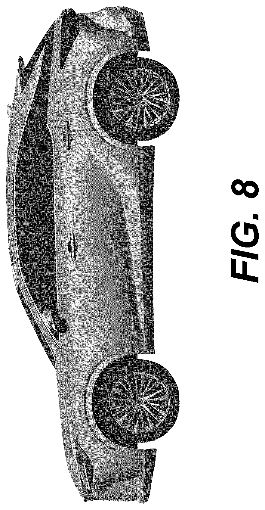 Patent USD1043435 Figure 8 – Motor vehicle and/or toy vehicle replica thereof