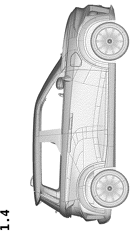 Patent USD1043436 Figure 4 – Automobile