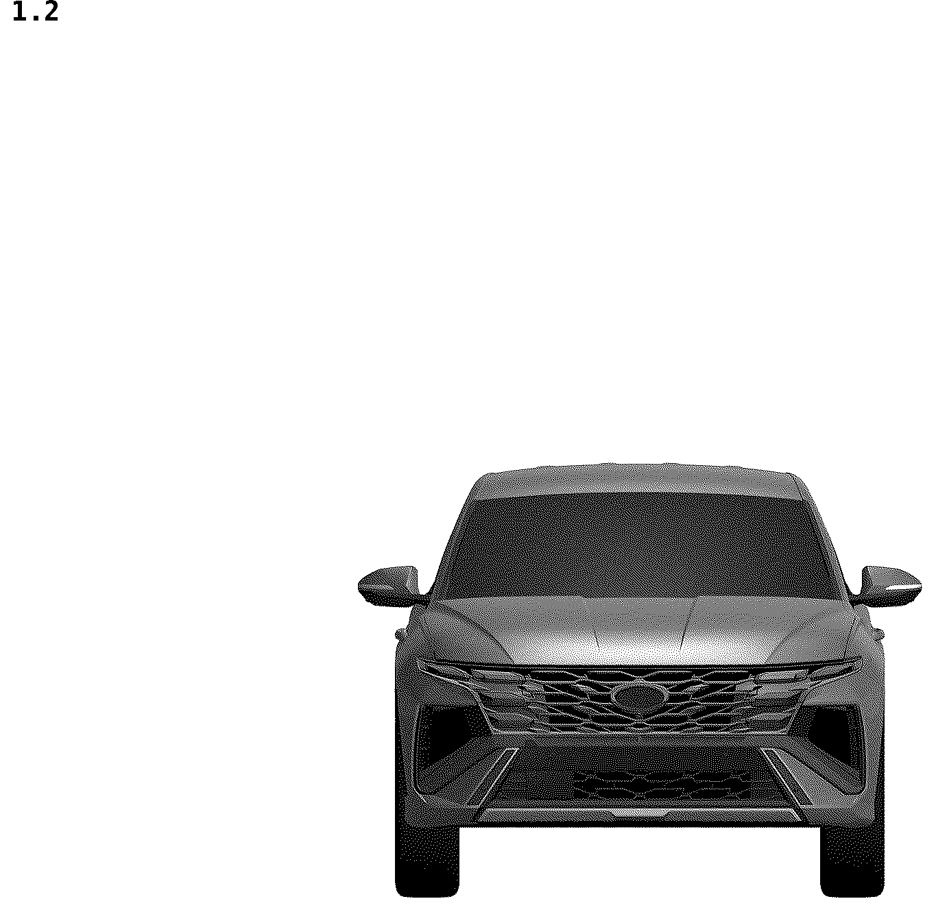 Patent USD1043437 Figure 2 – Motor car