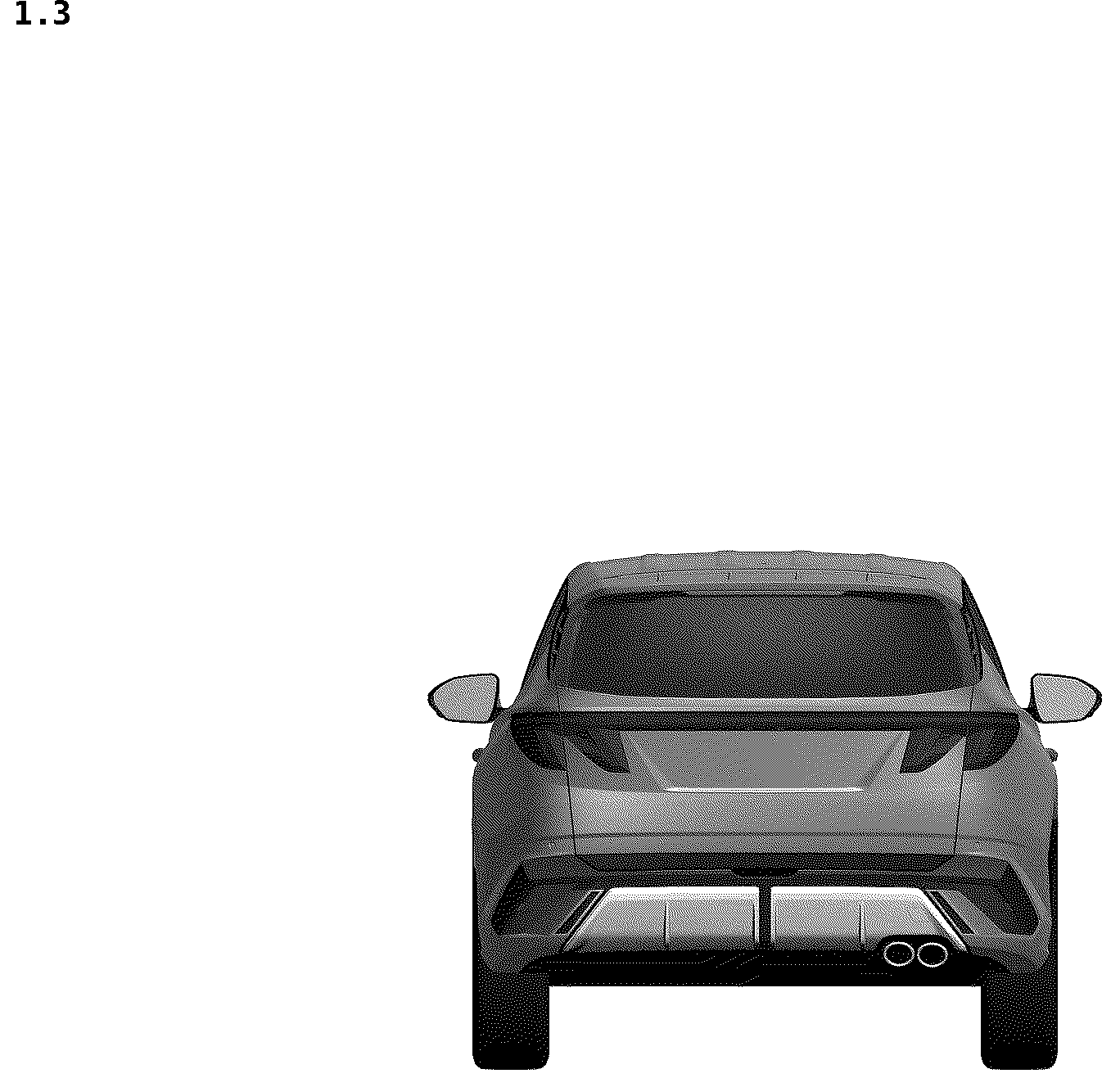 Patent USD1043437 Figure 3 – Motor car