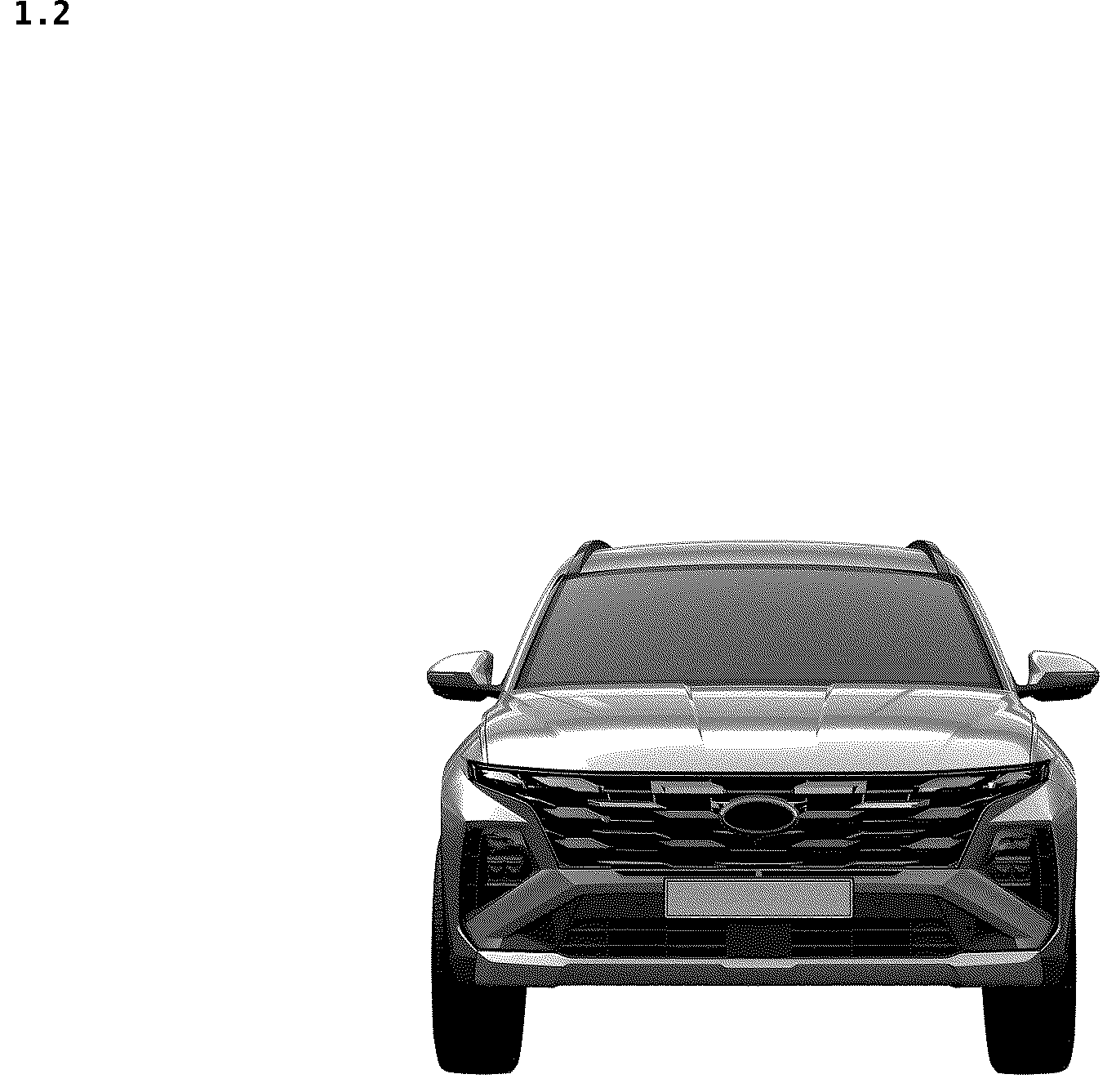 Patent USD1043438 Figure 2 – Motor car