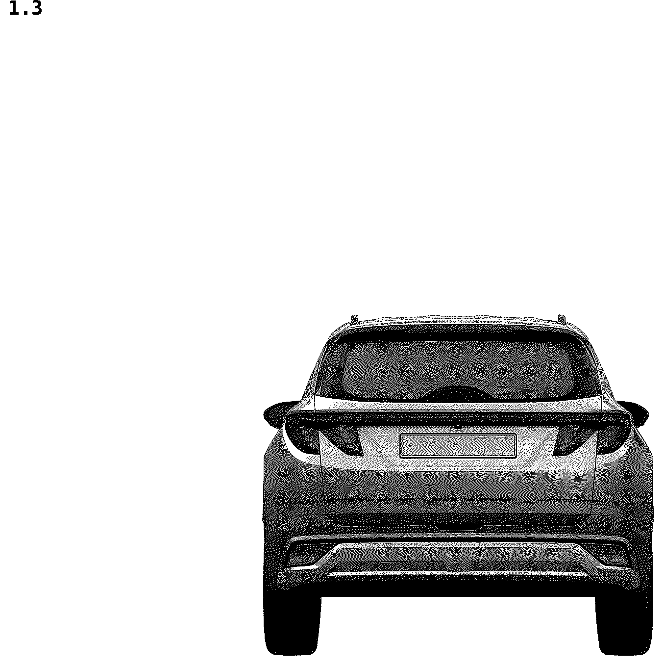 Patent USD1043438 Figure 3 – Motor car