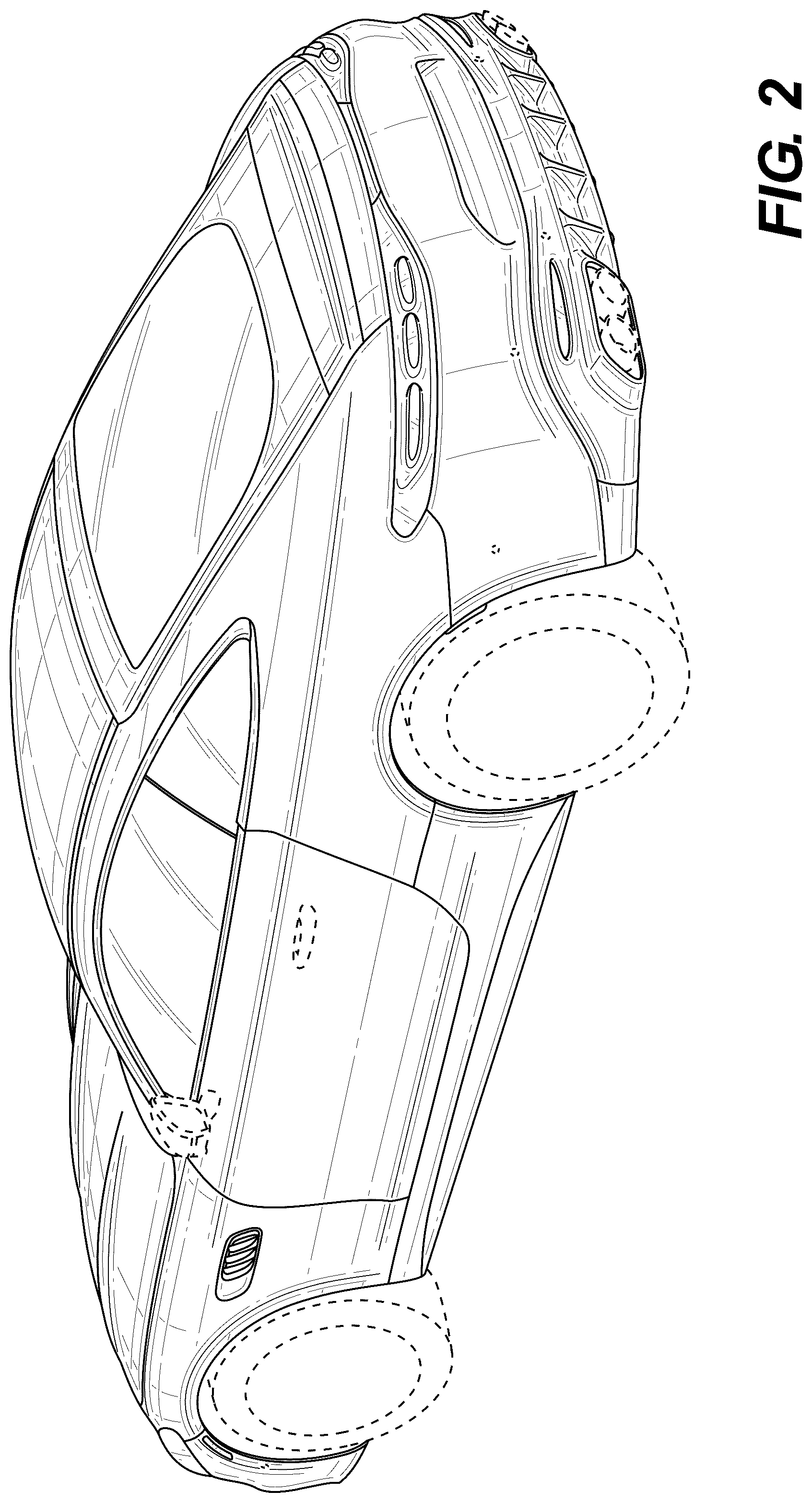 Patent USD1043439 Figure 2 – Motor vehicle body, toy vehicle body replica, and/or other replica