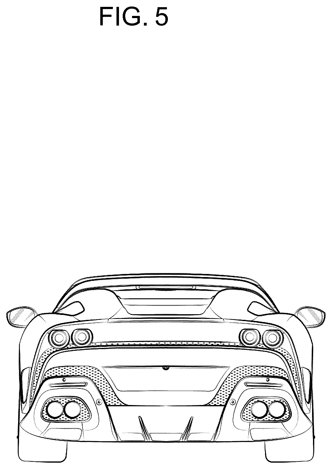 Patent USD1043440 Figure 5 – Car, toy car replica and/or other replica
