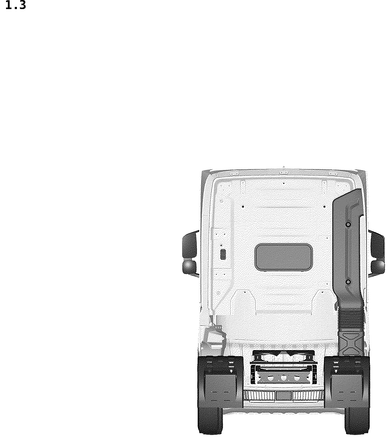 Patent USD1043442 Figure 3 – Motor truck
