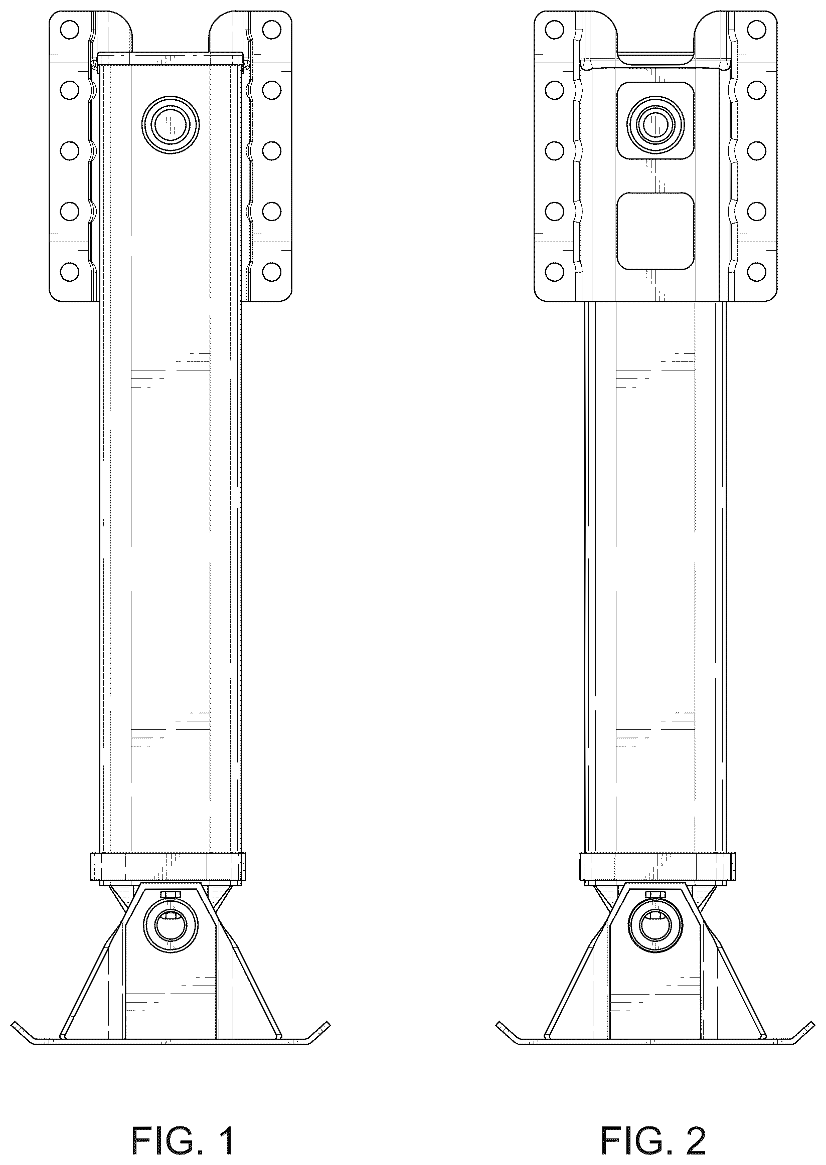 Patent USD1043443 Figure 1 – Trailer landing leg