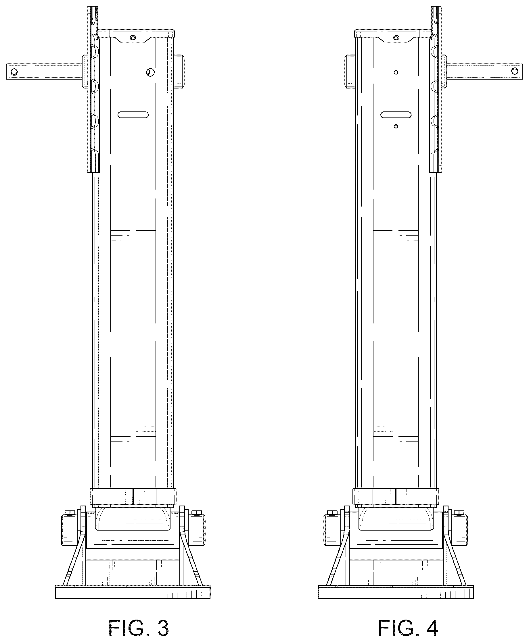 Patent USD1043443 Figure 2 – Trailer landing leg