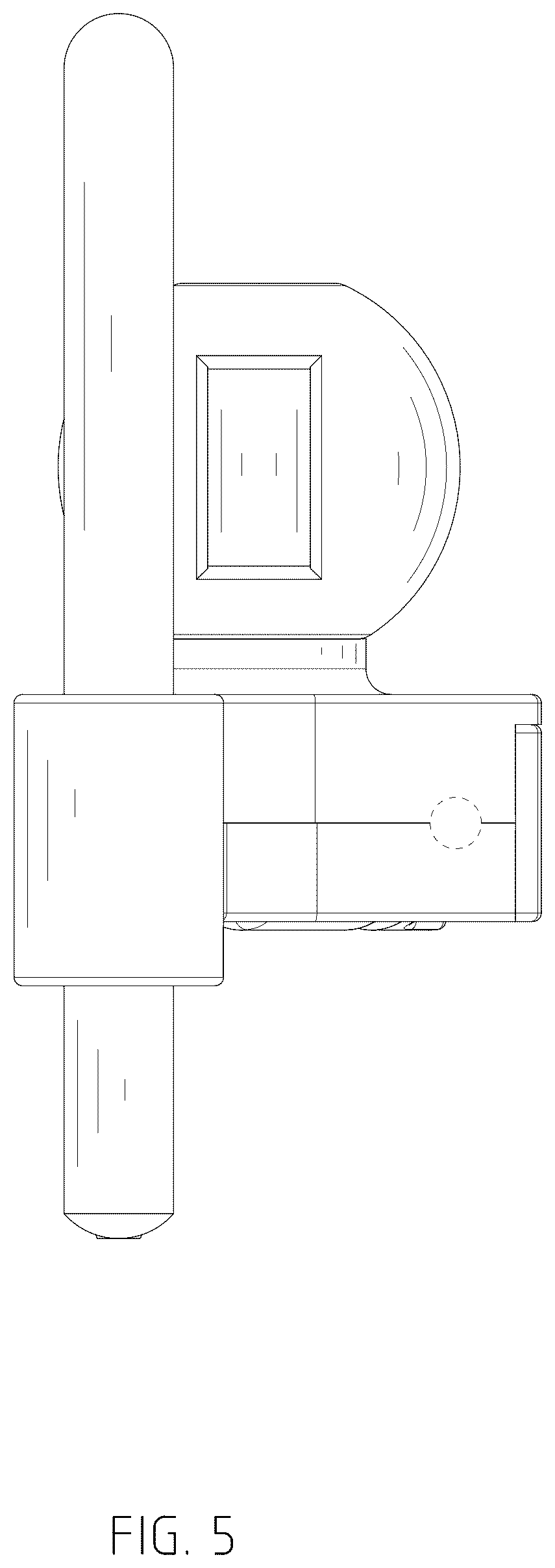 Patent USD1043444 Figure 5 – Trailer lock