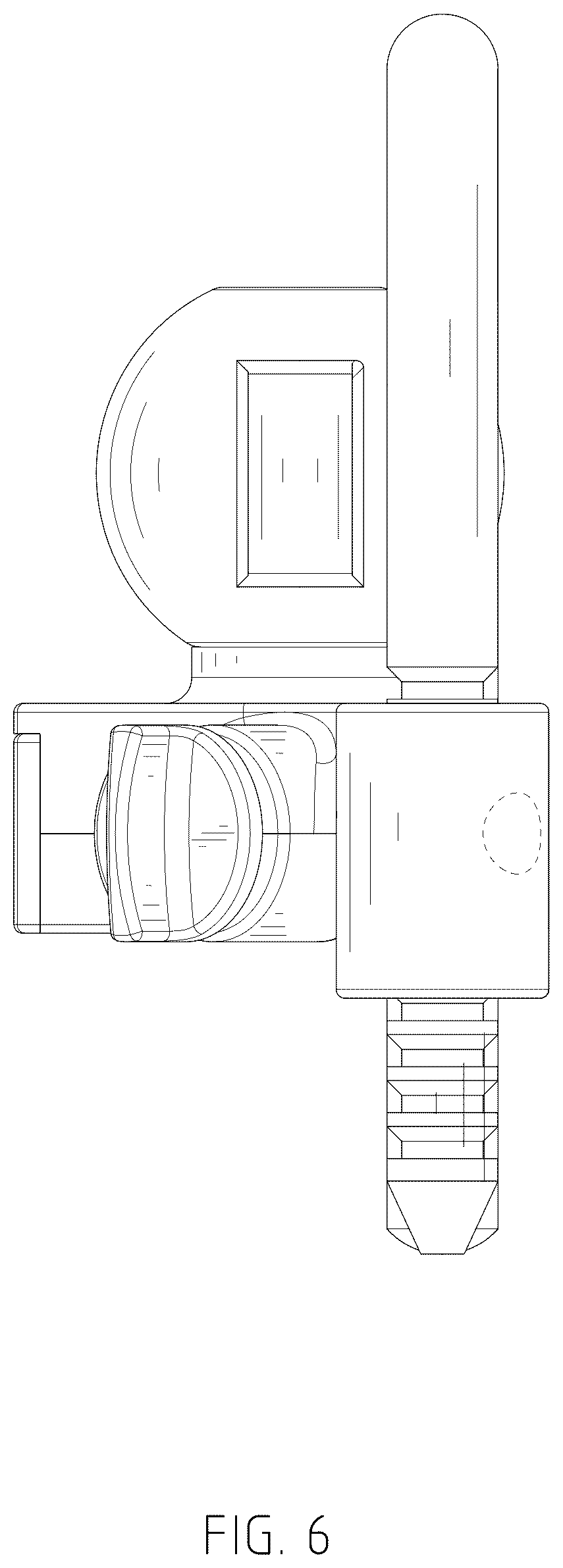 Patent USD1043444 Figure 6 – Trailer lock