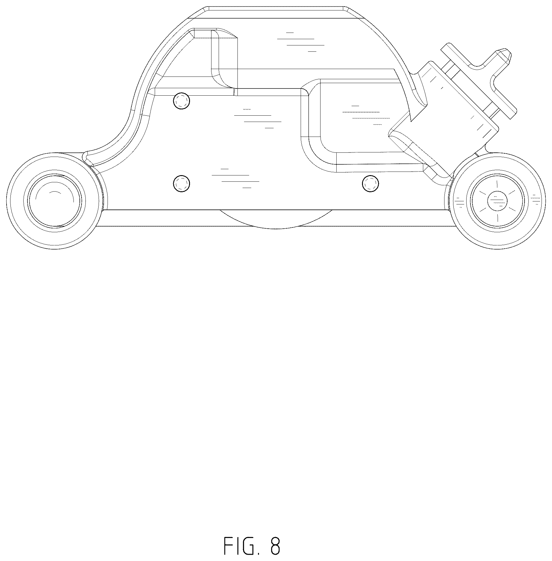 Patent USD1043444 Figure 8 – Trailer lock