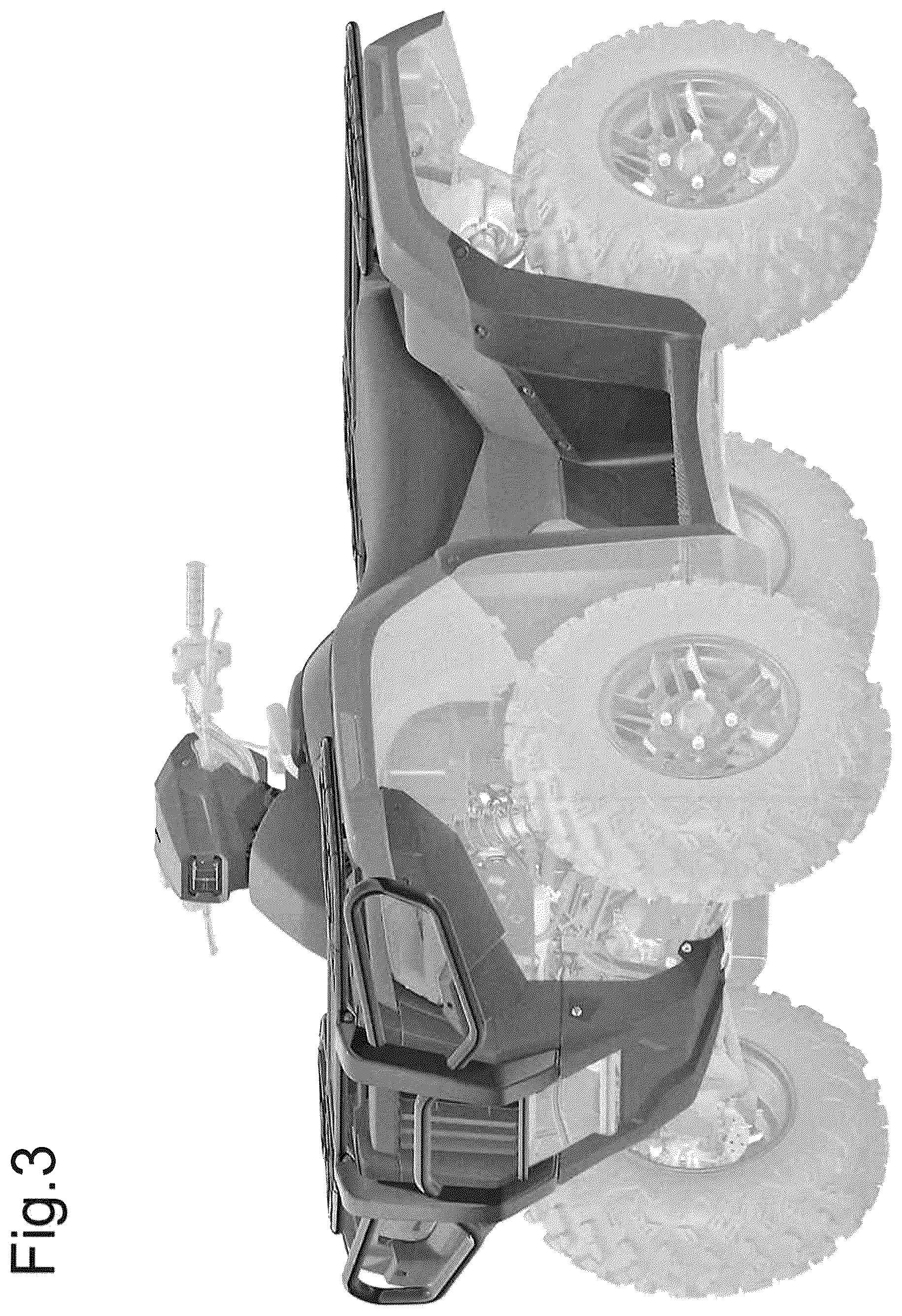 Patent USD1043445 Figure 3 – All-terrain vehicle and/or replica thereof