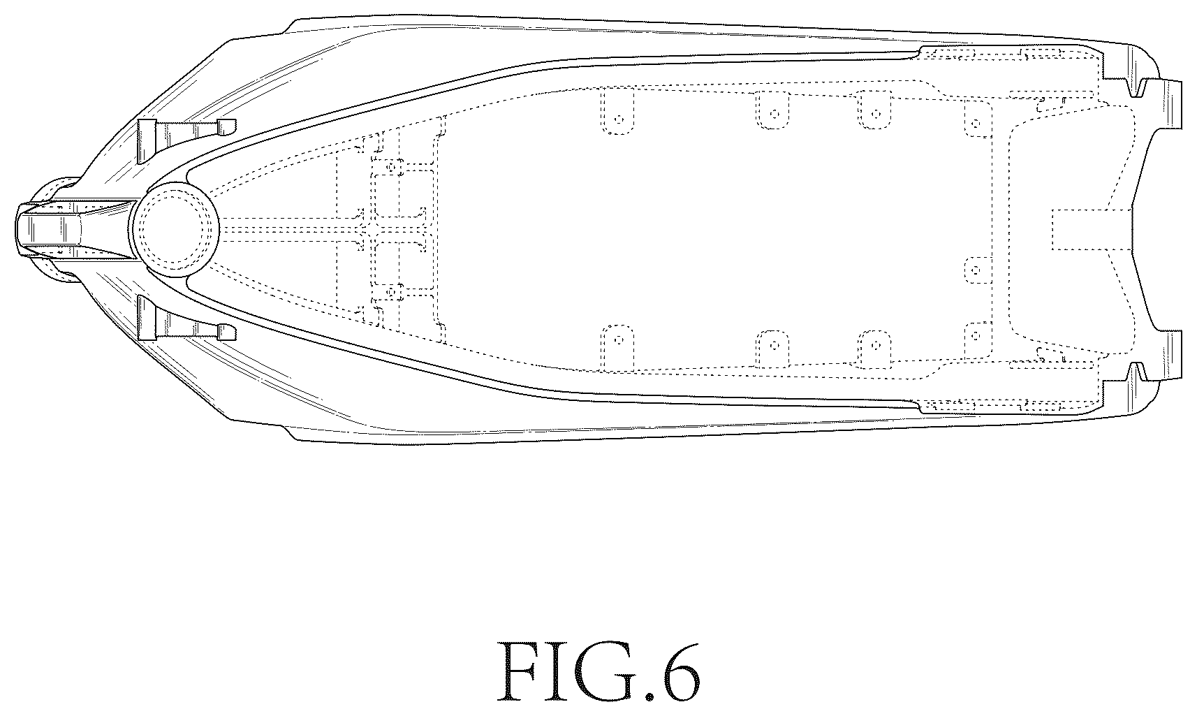 Patent USD1043446 Figure 6 – Motorcycle frame