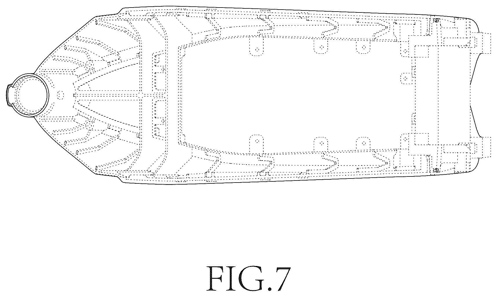 Patent USD1043446 Figure 7 – Motorcycle frame