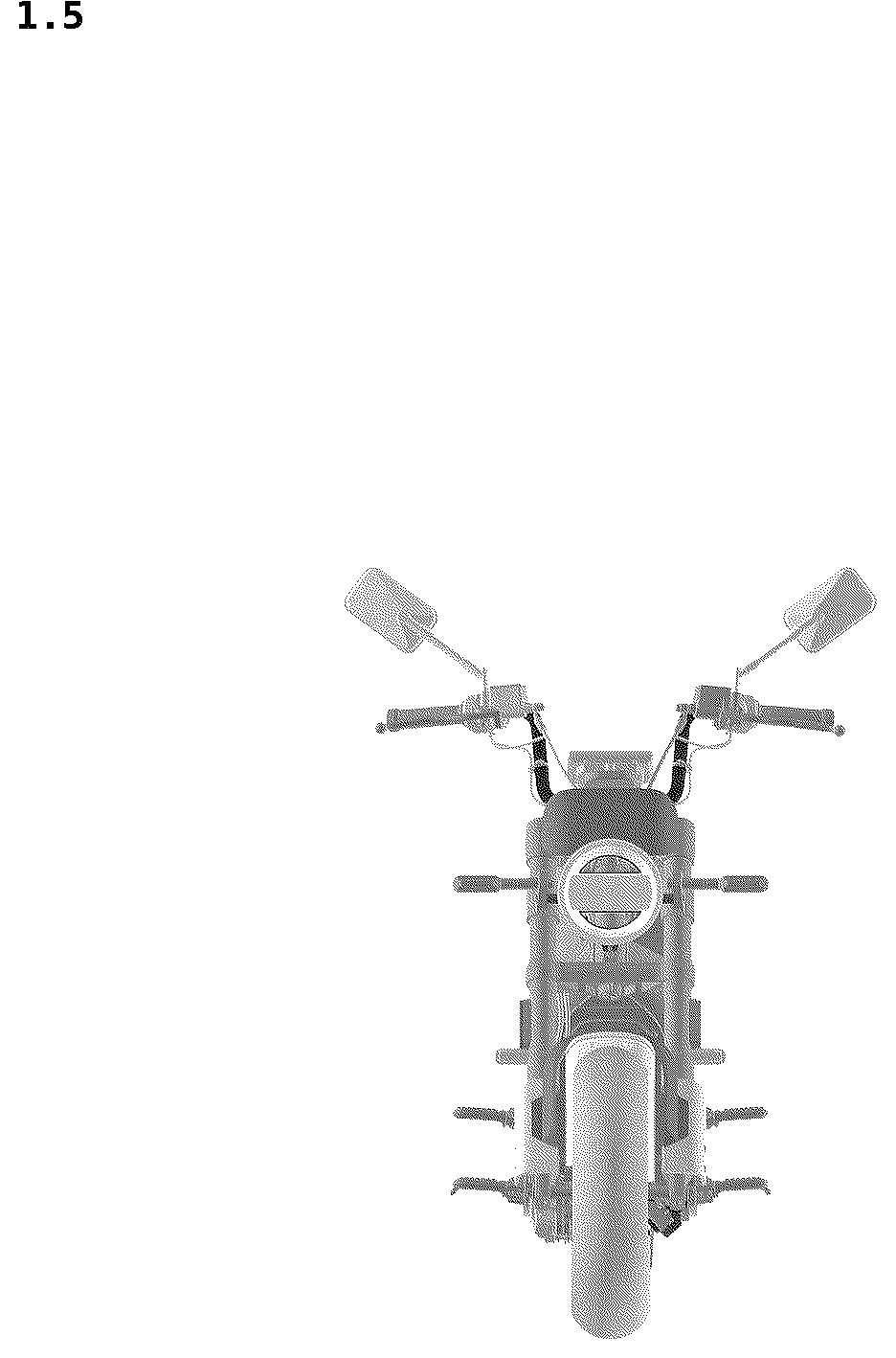 Patent USD1043447 Figure 5 – Electric motorcycle