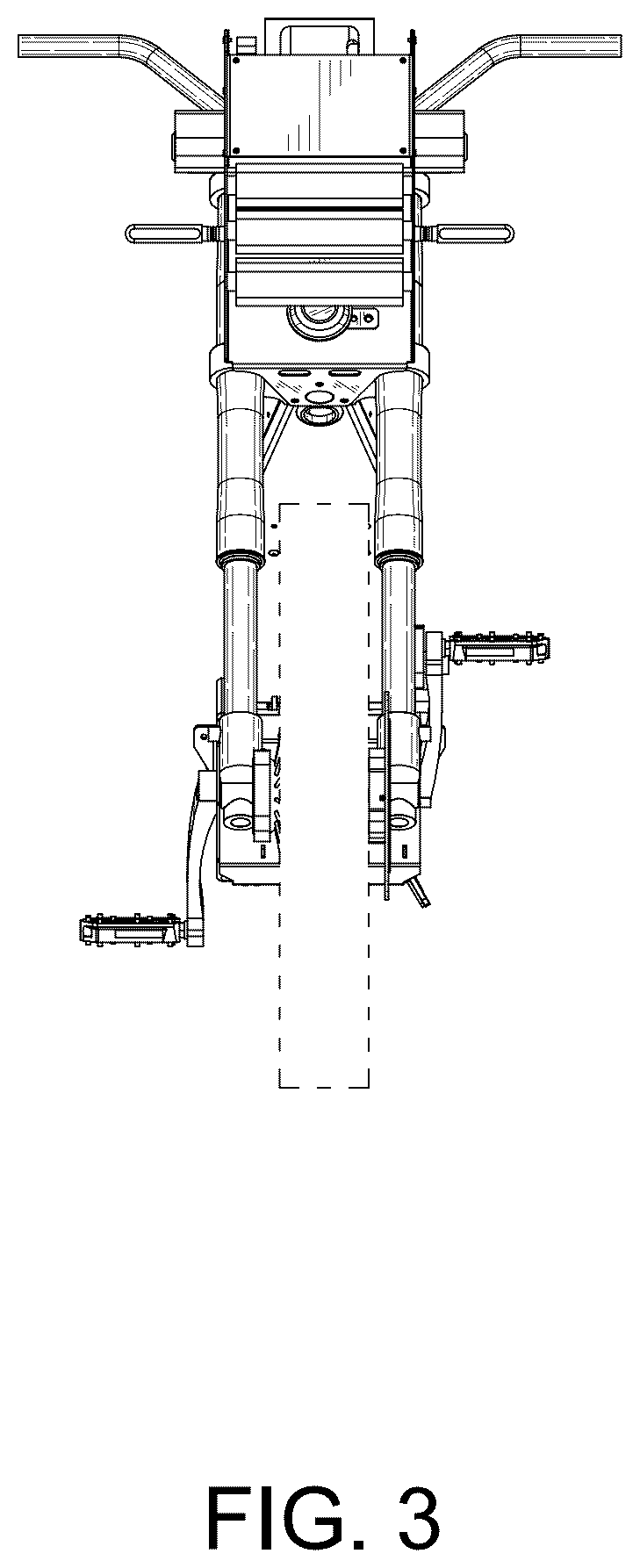 Patent USD1043450 Figure 3 – Electric bicycle