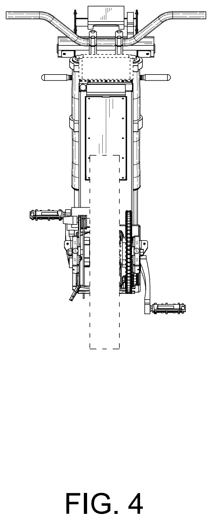 Patent USD1043450 Figure 4 – Electric bicycle