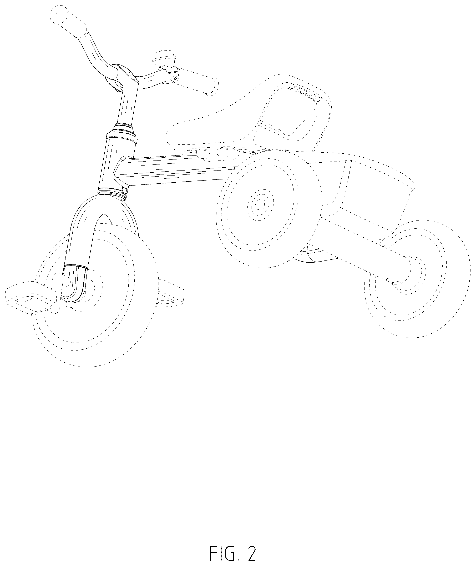 Patent USD1043451 Figure 2 – Children tricycle